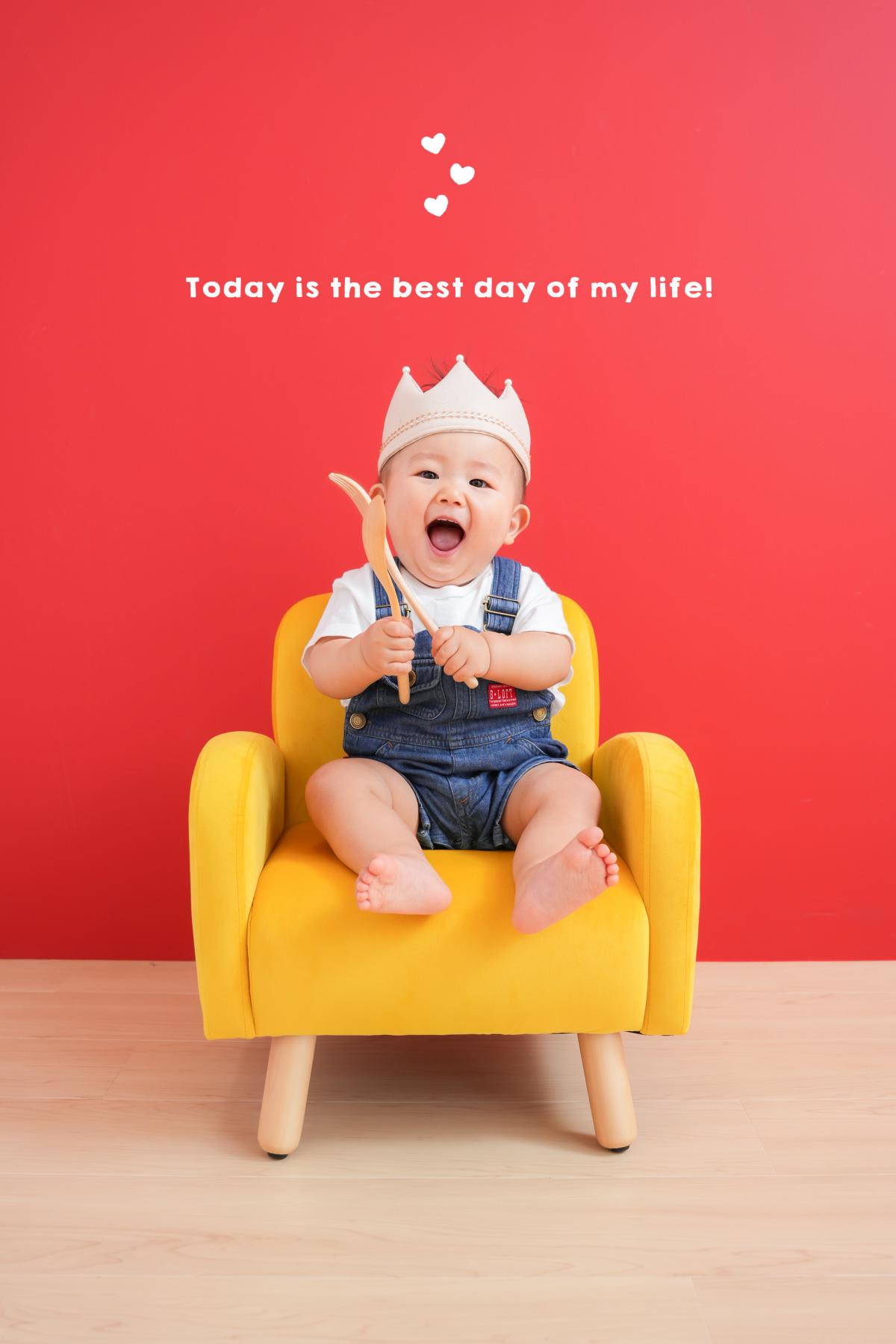 バースデー　お誕生日　赤ちゃん　キッズ写真　HAPISTA