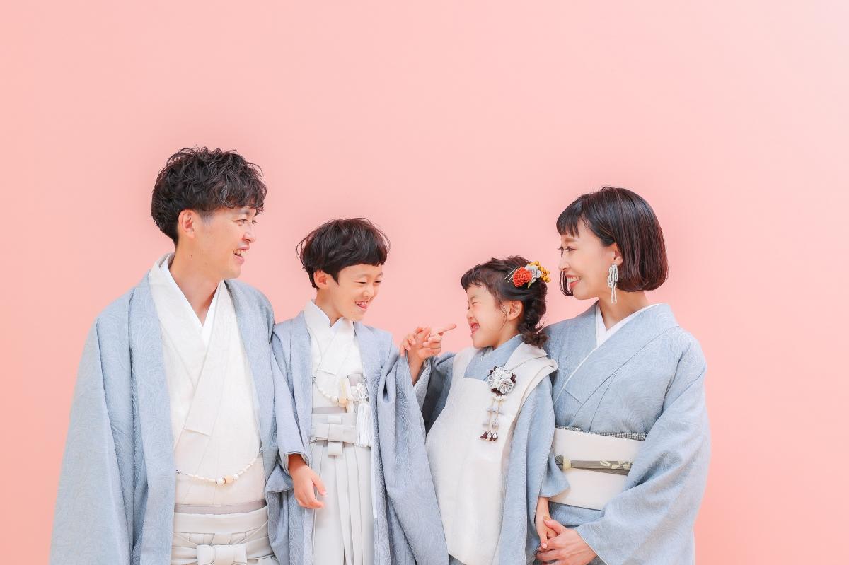 七五三　記念写真　ファミリーフォト　家族写真　キッズフォトハウス　HAPISTA