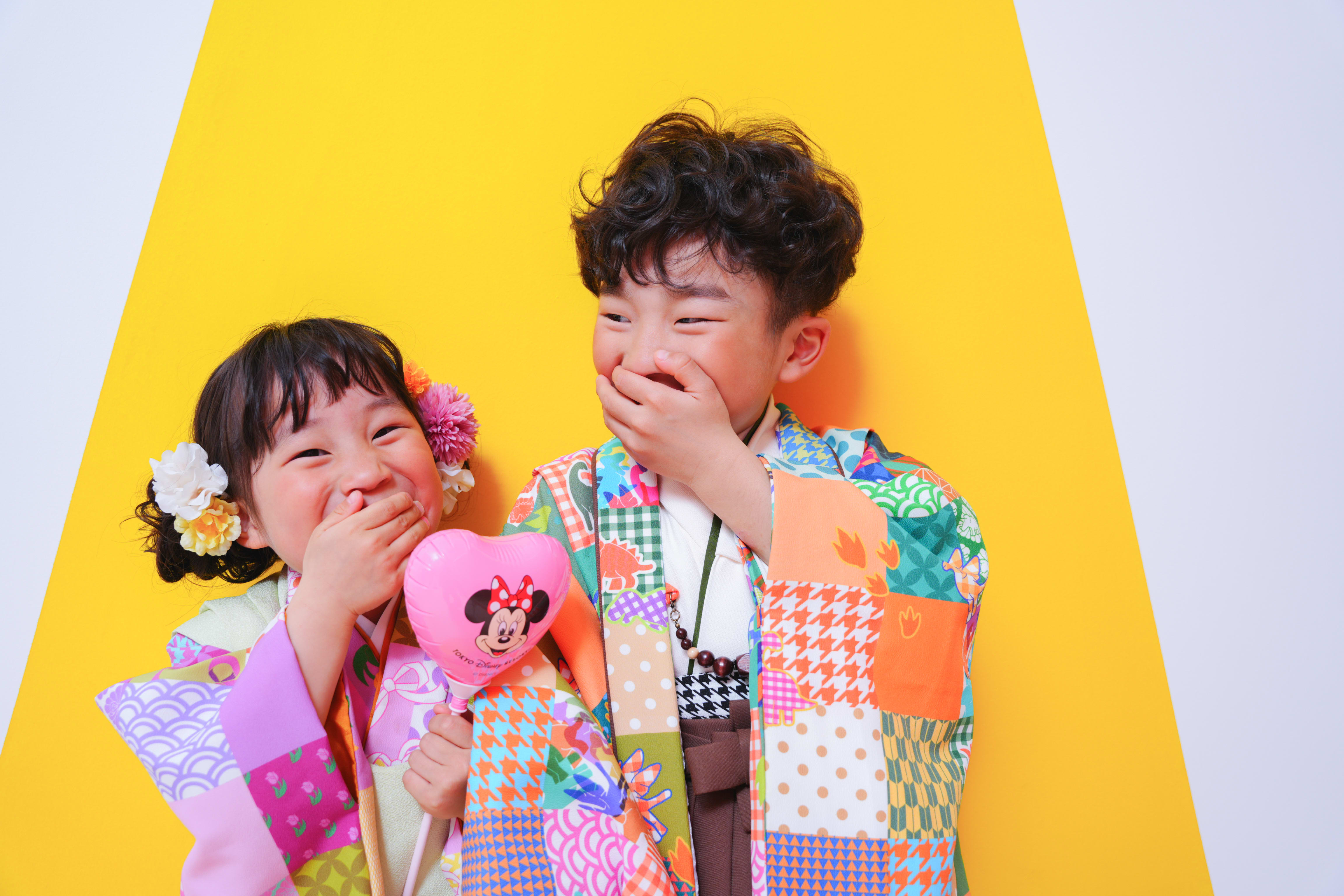 七五三　七五三撮影　753 753撮影　5歳男の子　3歳女の子　男の子着物　女の子着物　キッズフォトスタジオ　フォトスタジオ　大阪フォトスタジオ　堺市フォトスタジオ　兄弟　兄弟撮影　