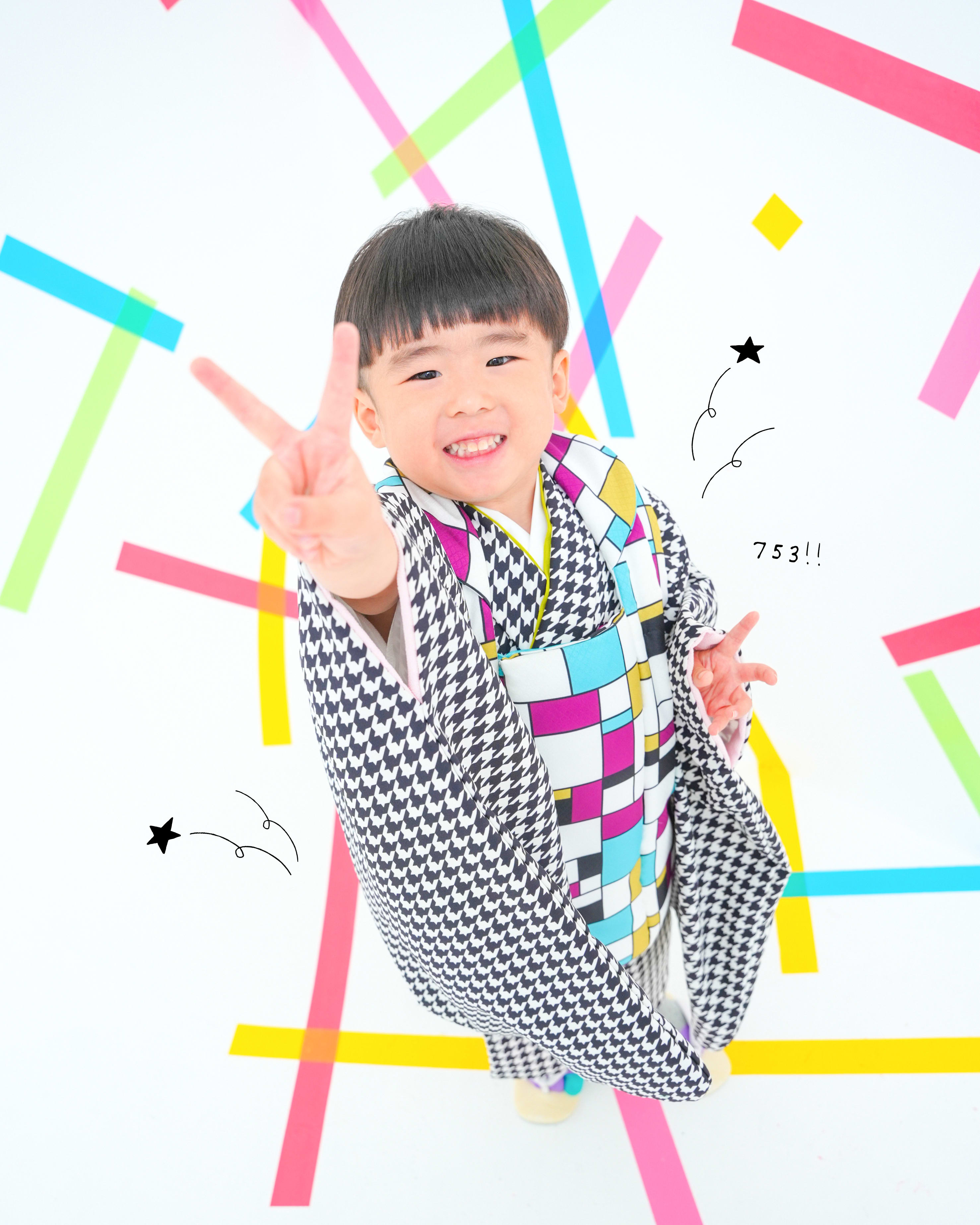 3歳男の子　753 七五三