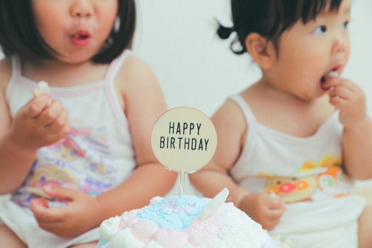 バースデー　お誕生日　姉妹フォト　キッズ写真　HAPISTA