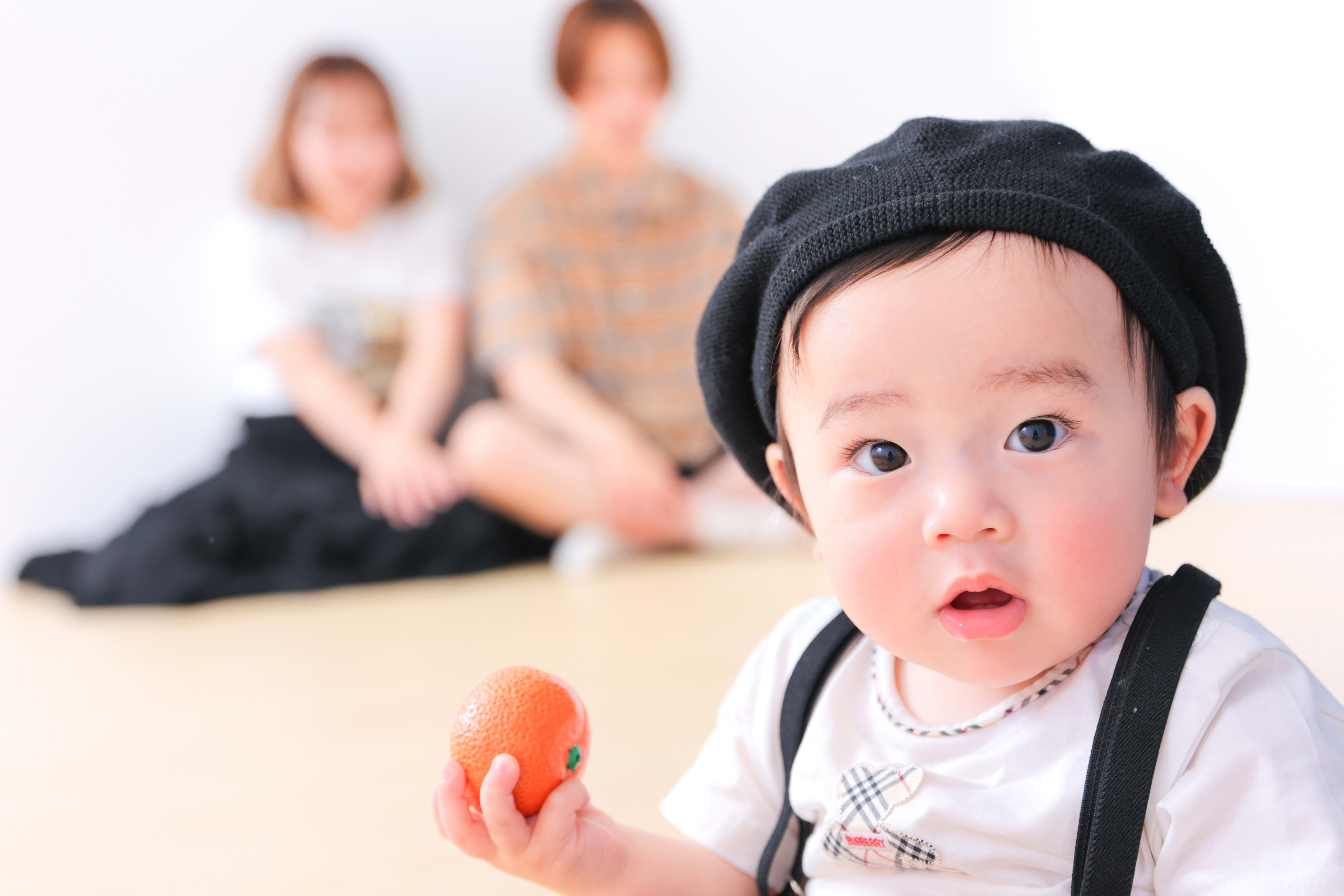 1歳男の子　1歳誕生日