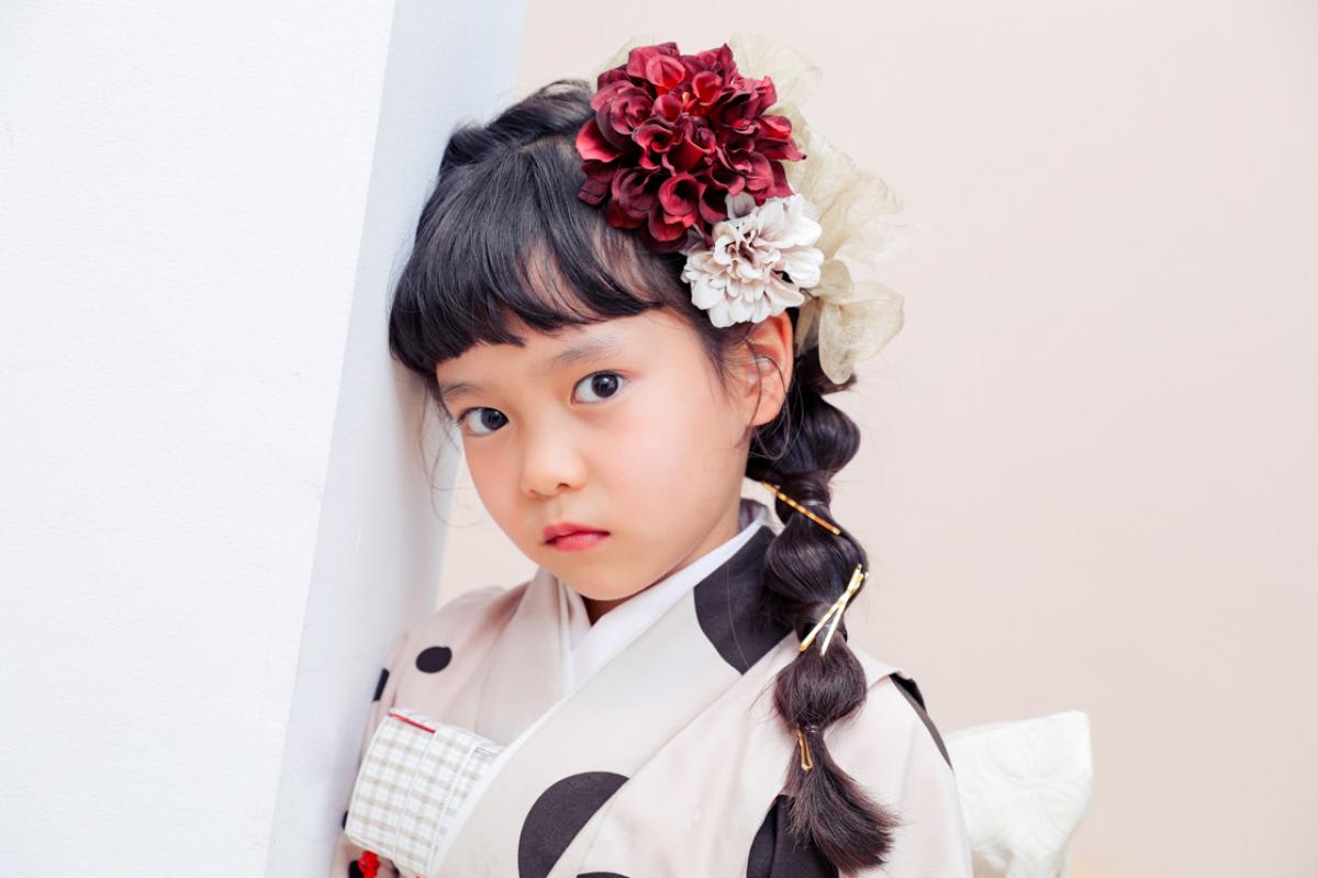 七五三　記念写真　女の子　キッズフォトハウス　HAPISTA