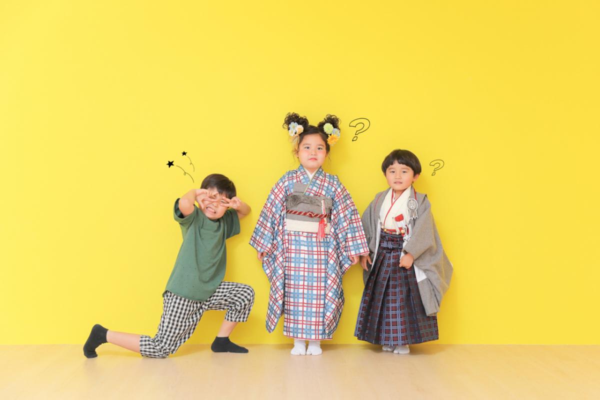 七五三　記念写真　女の子　男の子　キッズフォトハウス　HAPISTA