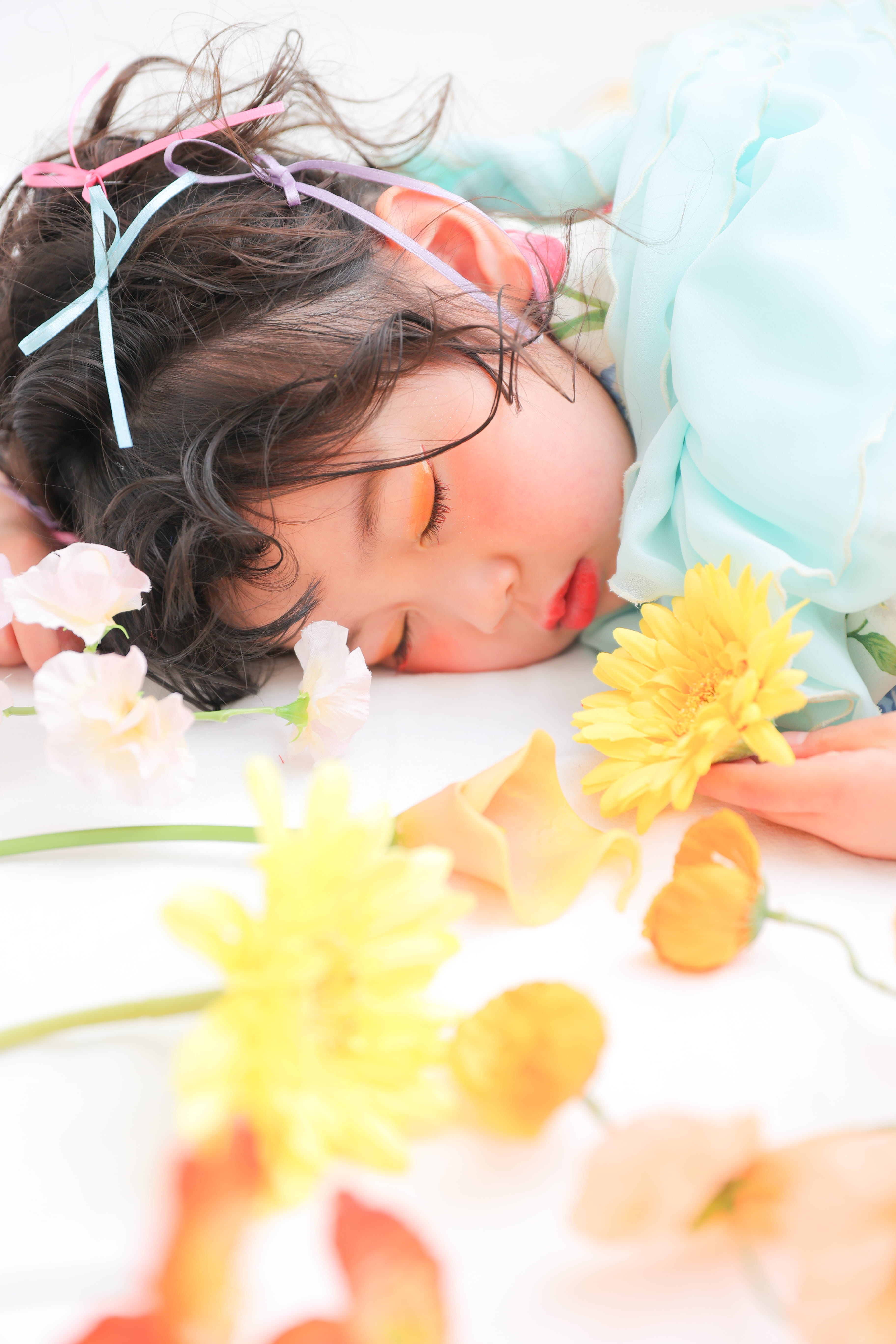 七五三　3歳　女の子　着物