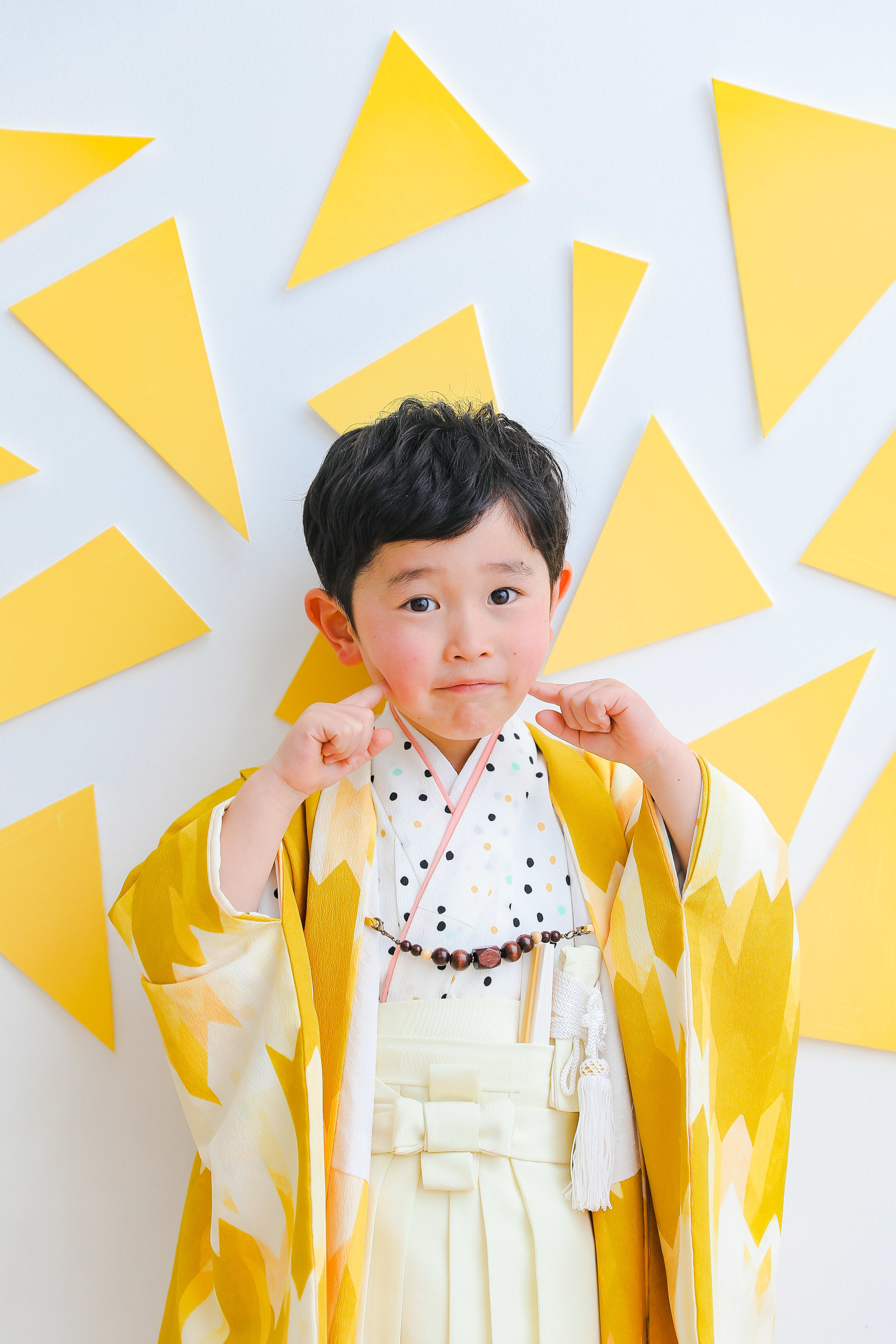 七五三　記念写真　男の子　キッズフォトハウス　HAPISTA