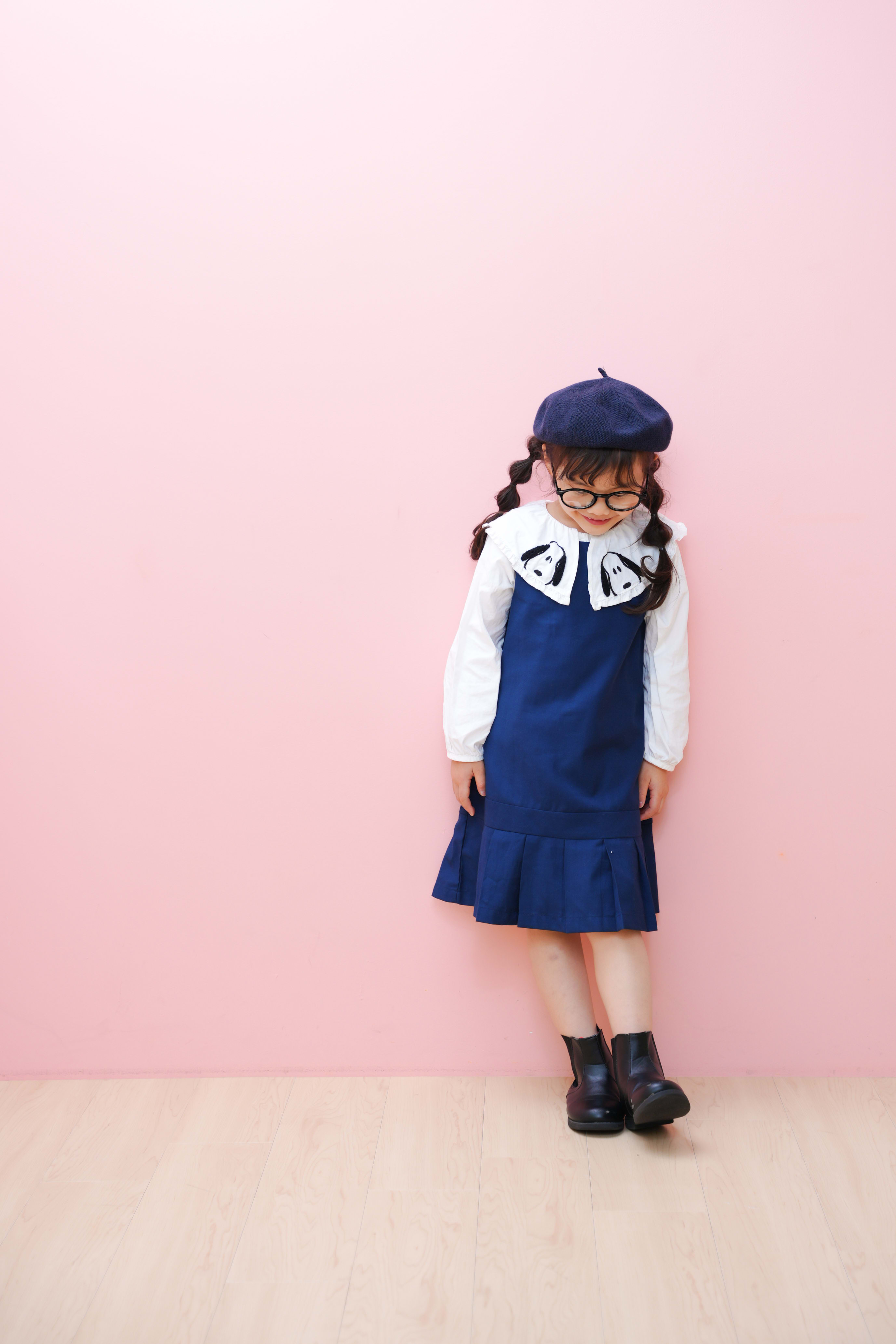 入学　７歳女の子　可愛い　カラフル　キッズフォトスタジオ　ハピスタ