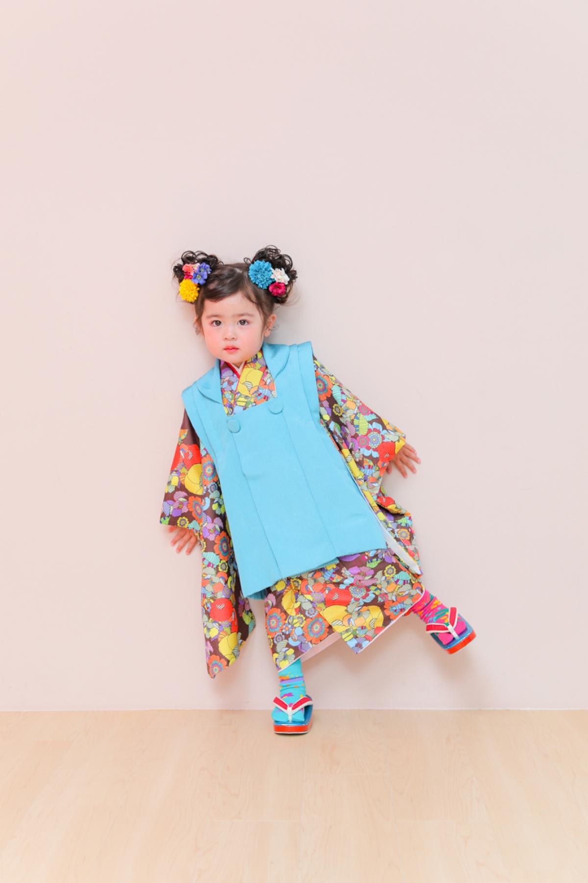 七五三　記念写真　女の子 キッズフォトハウス　HAPISTA