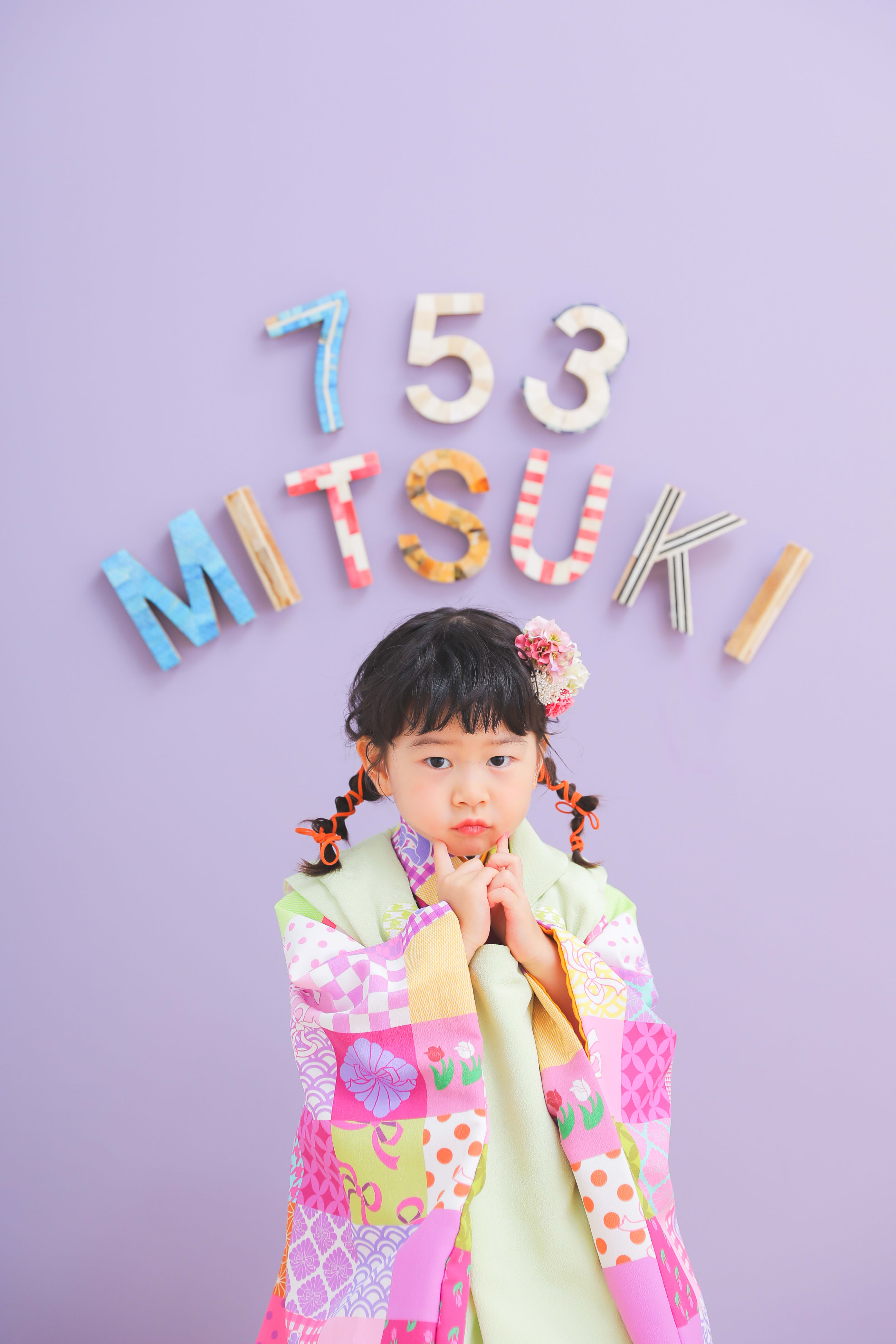 3歳　女の子　七五三