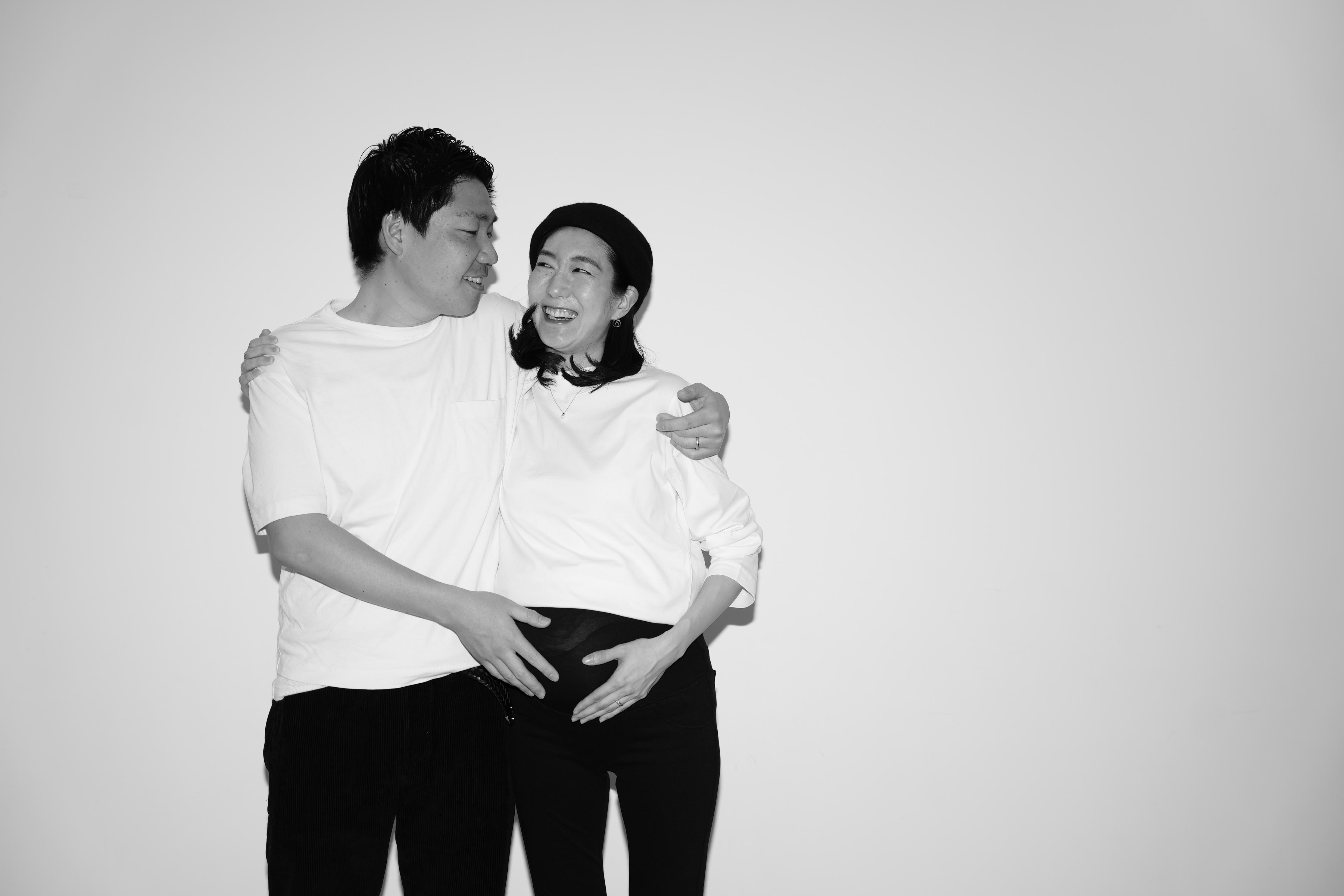 マタニティ　家族写真　記念日　キッズフォトスタジオ　HAPISTA