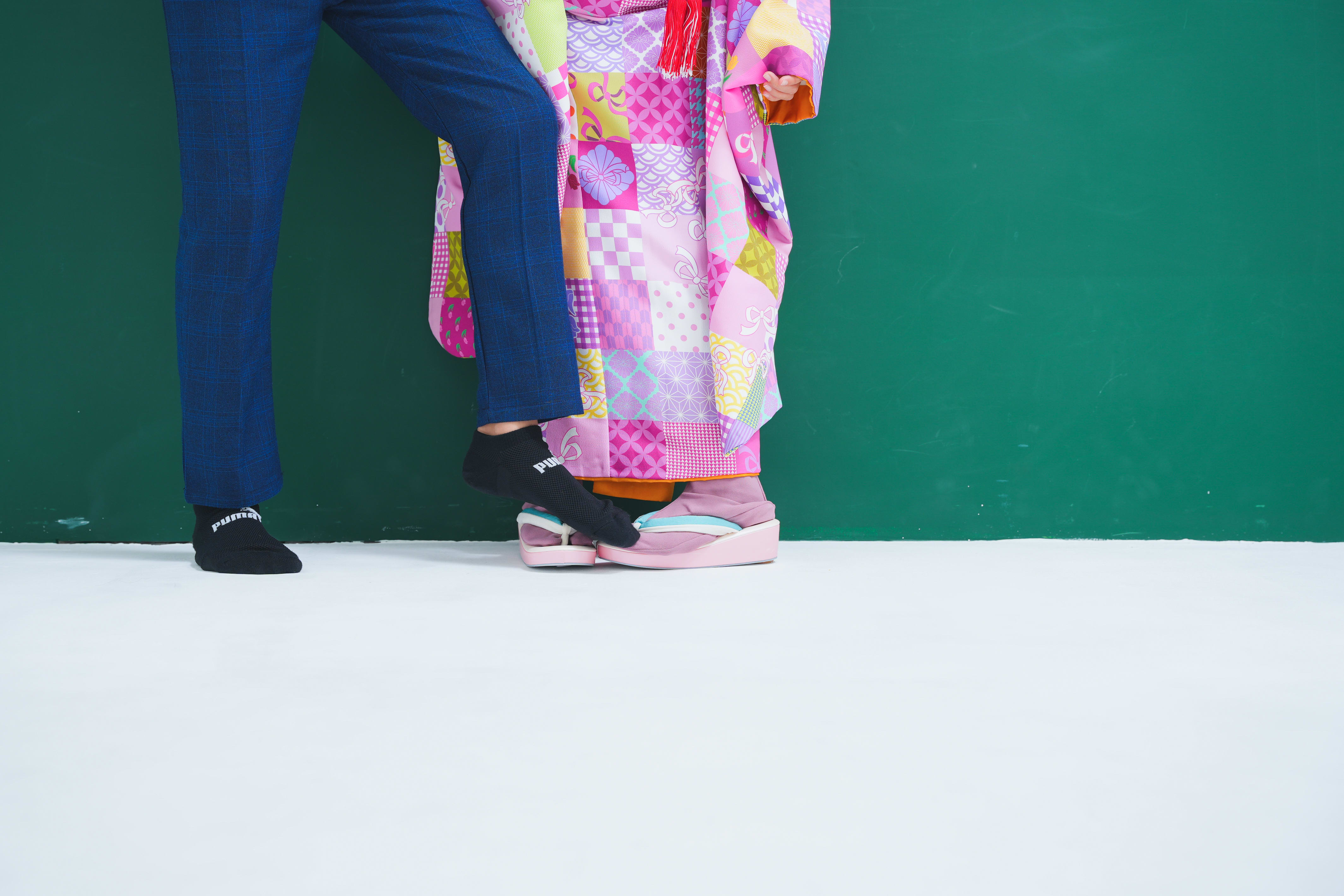 七五三　七五三撮影　753 753撮影　7歳女の子　女の子着物　キッズフォトスタジオ　フォトスタジオ　大阪フォトスタジオ　堺市フォトスタジオ　兄弟撮影　兄弟