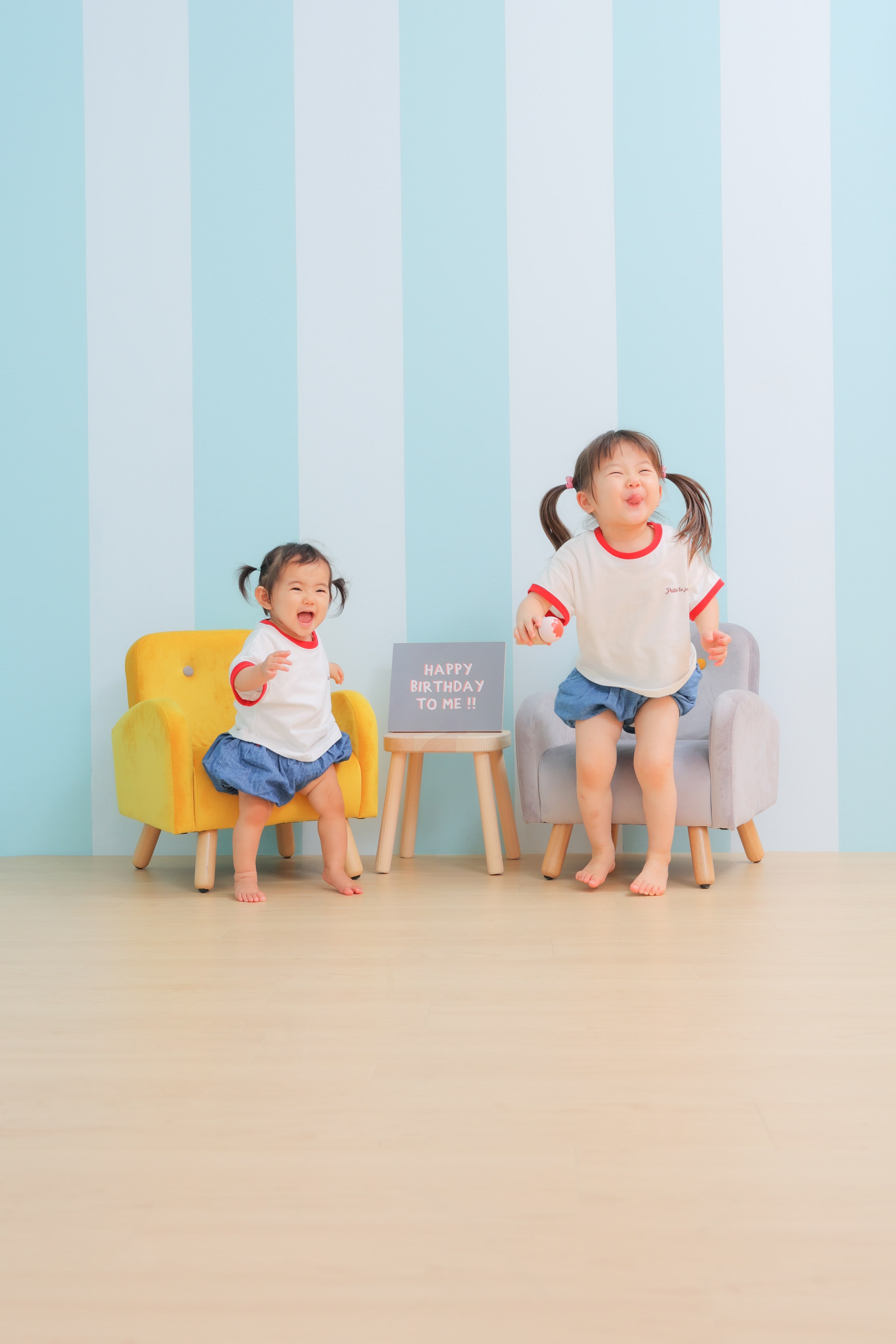 お誕生日　バースデー　キッズ写真 　きょうだい　ファミリー　HAPISTA