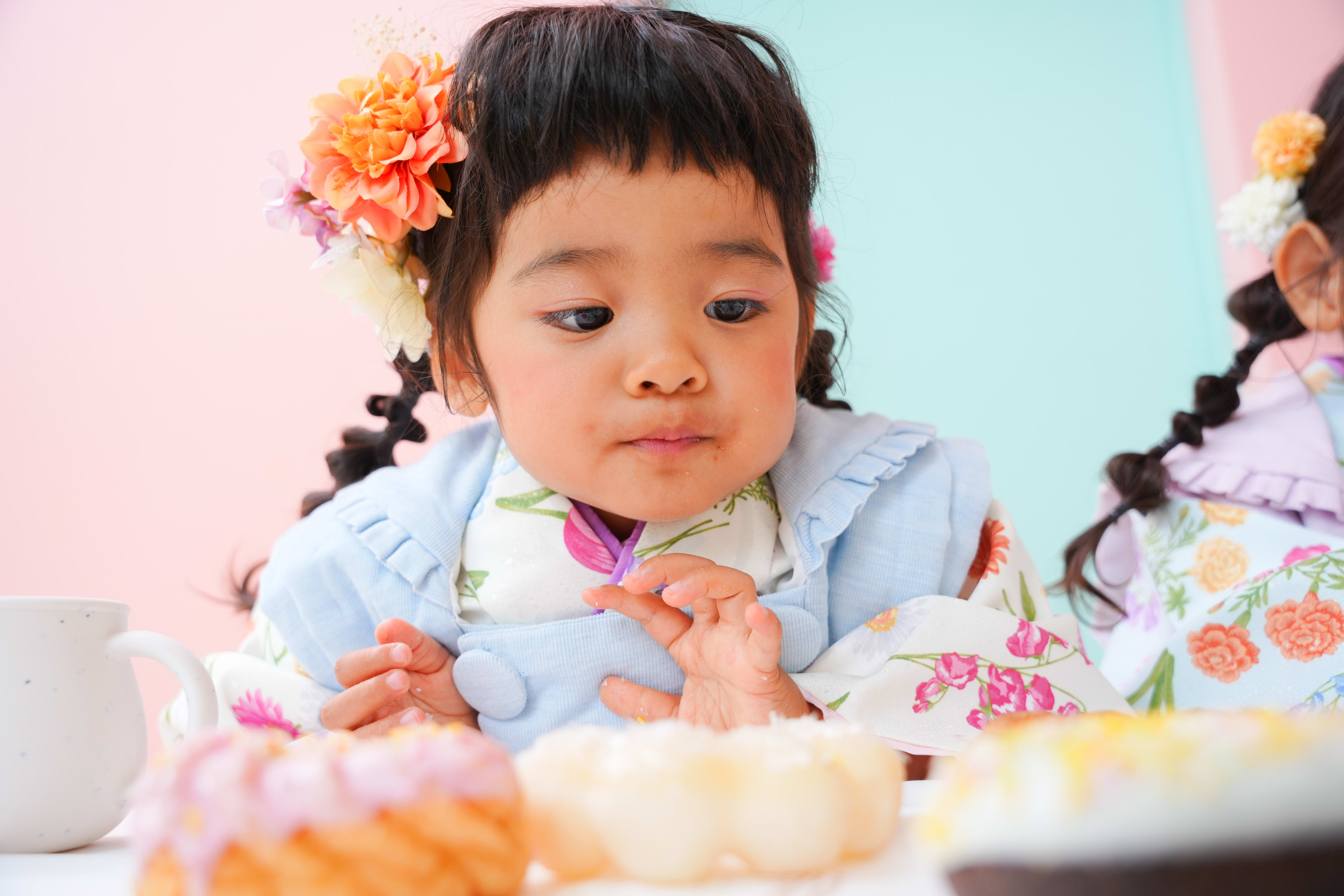 3歳女の子　双子　753 七五三