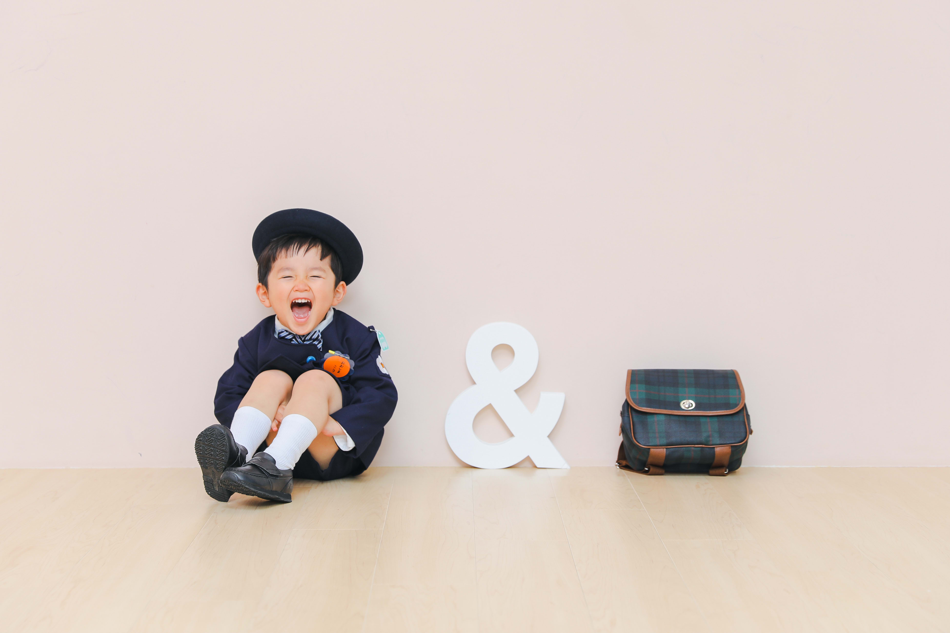 入園　入学　男の子　キッズフォトスタジオ　HAPISTA