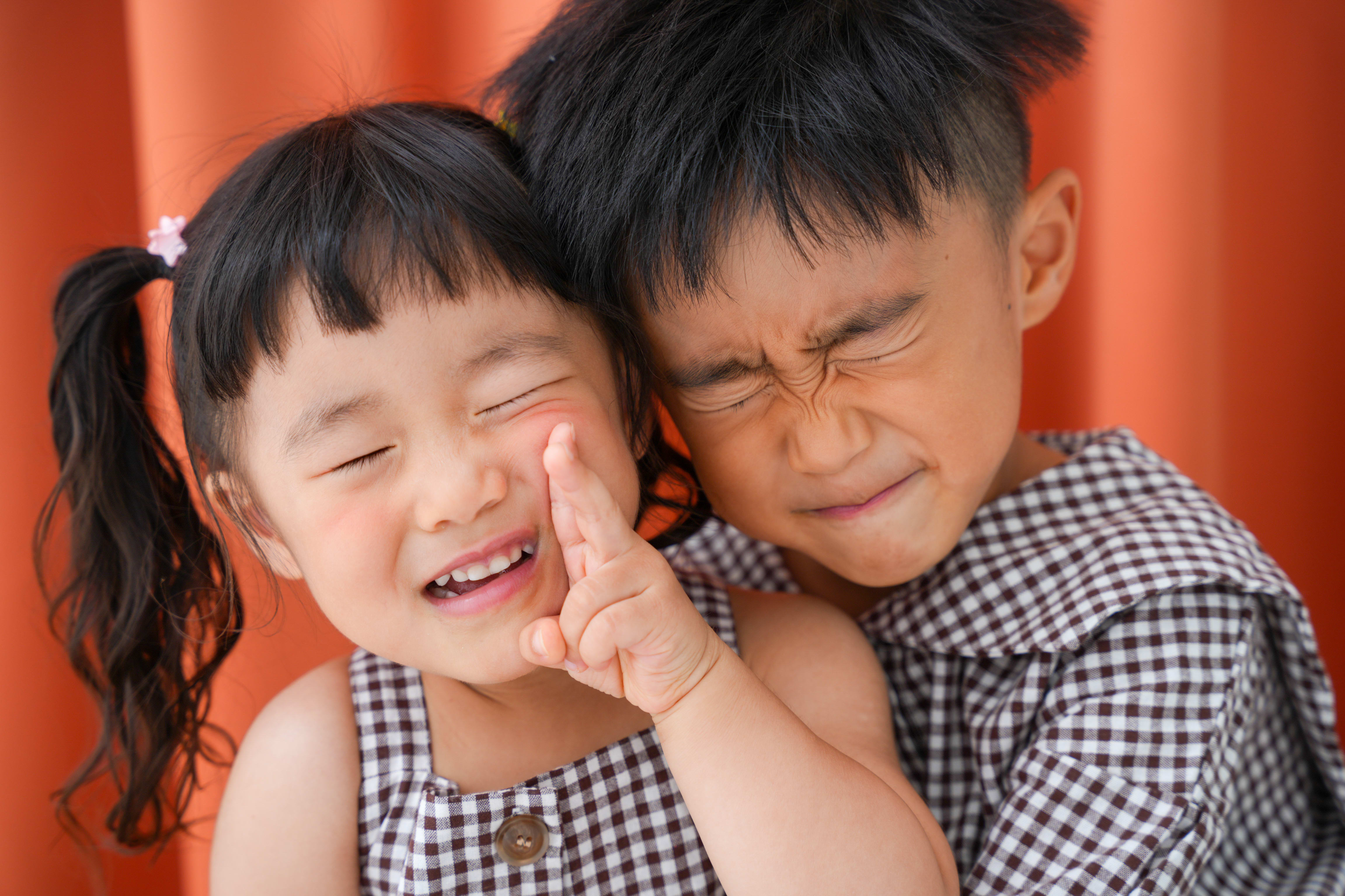 七五三　3歳　女の子　6歳　男の子　兄弟