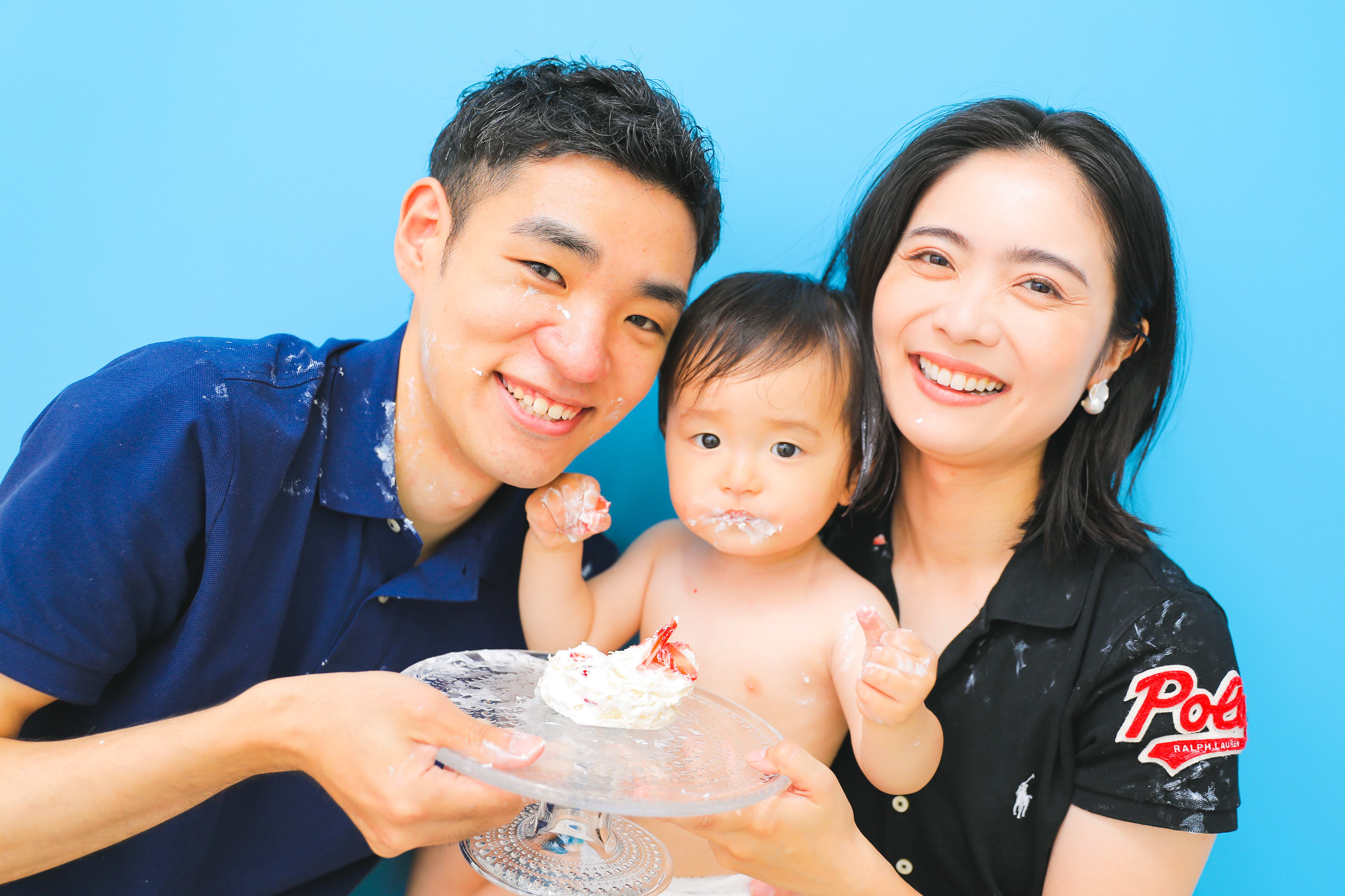 一歳　誕生日　バースデー　スマッシュケーキ