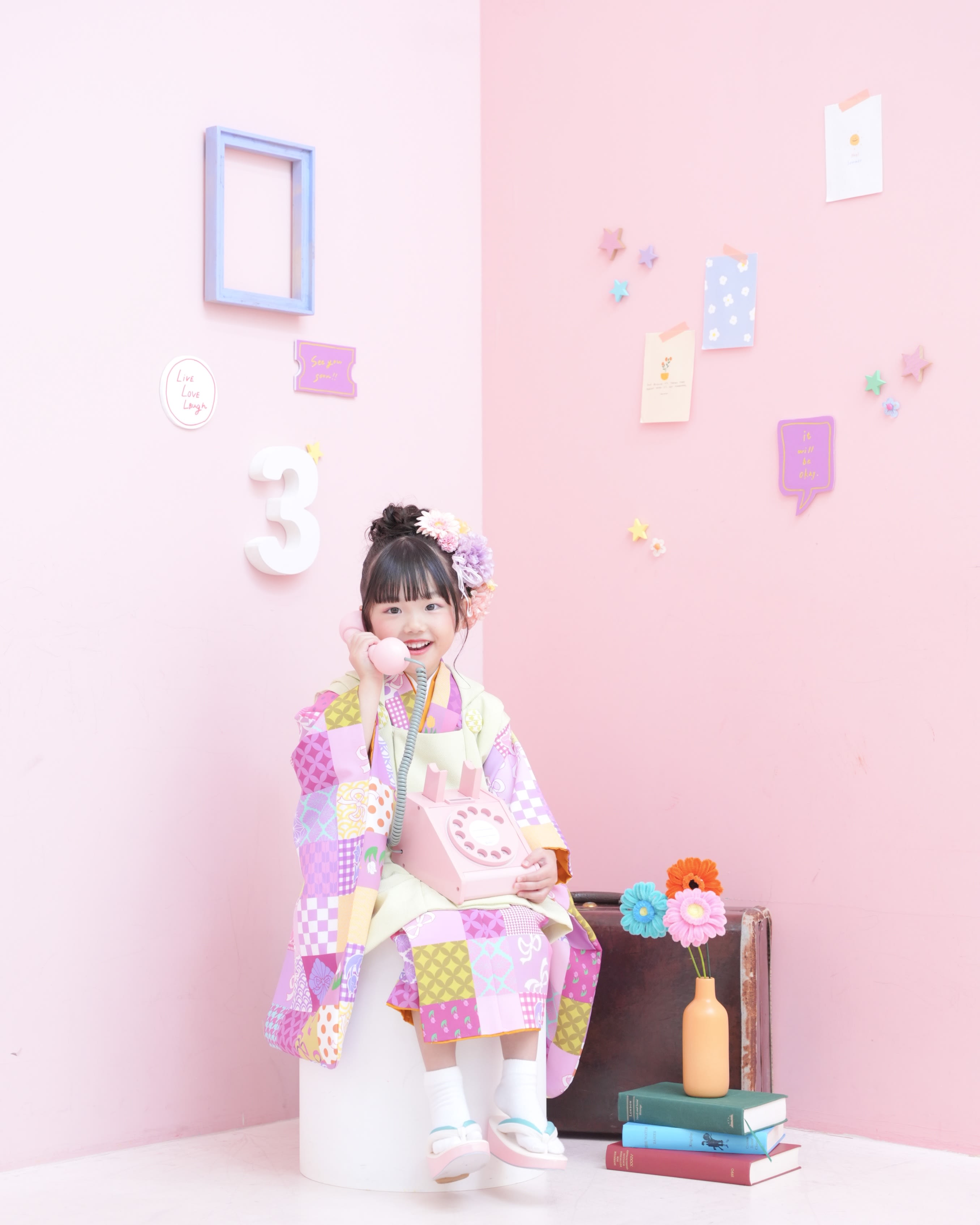 七五三　3歳女の子