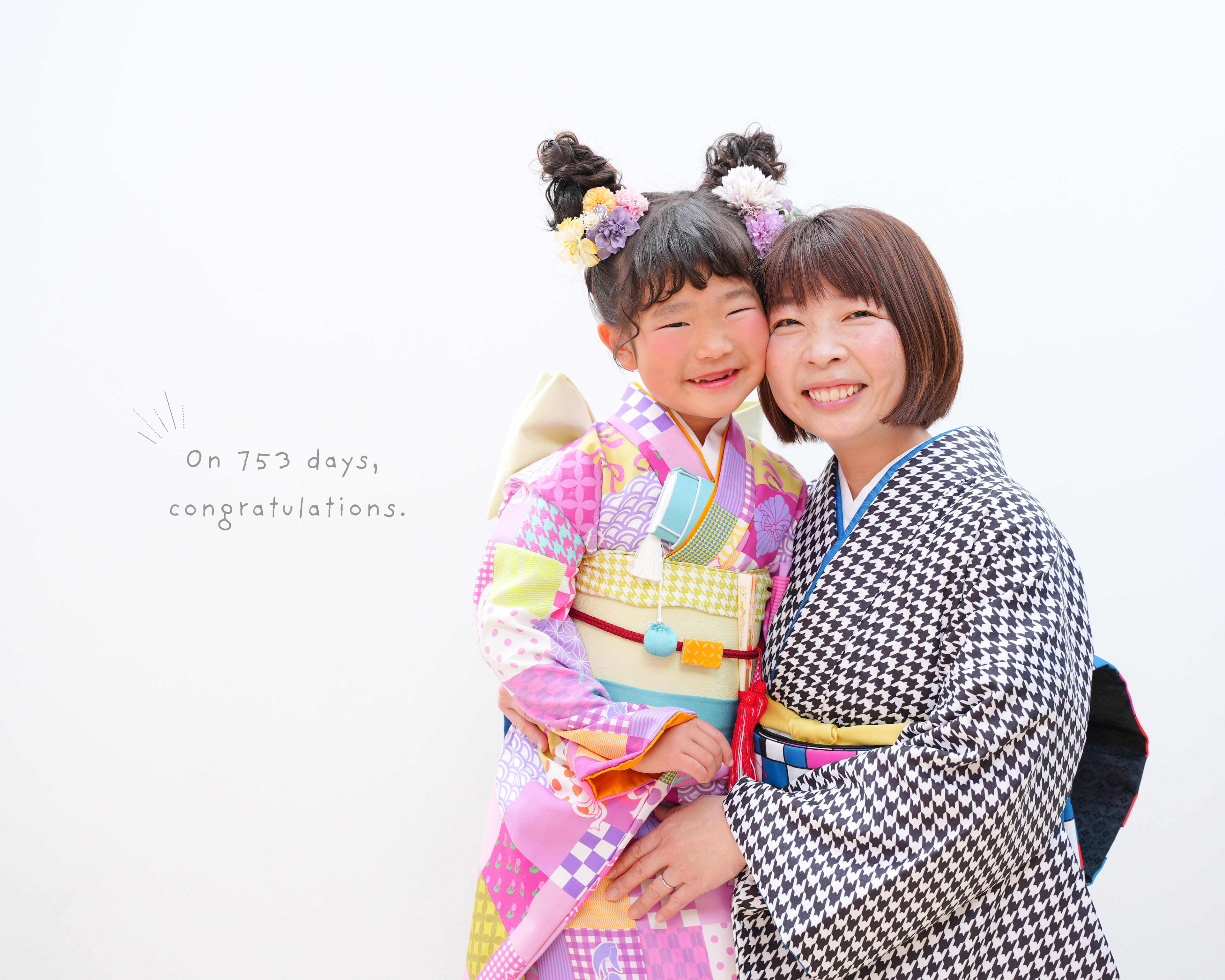 七五三　七五三撮影　7歳　7歳女の子　キッズフォトスタジオ　大阪フォトスタジオ