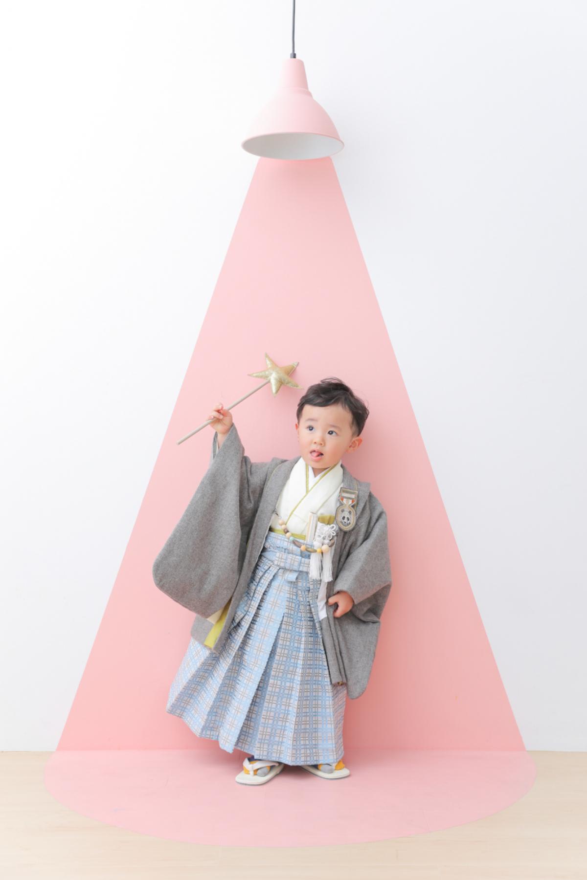 七五三　記念写真　男の子　キッズフォトハウス　HAPISTA