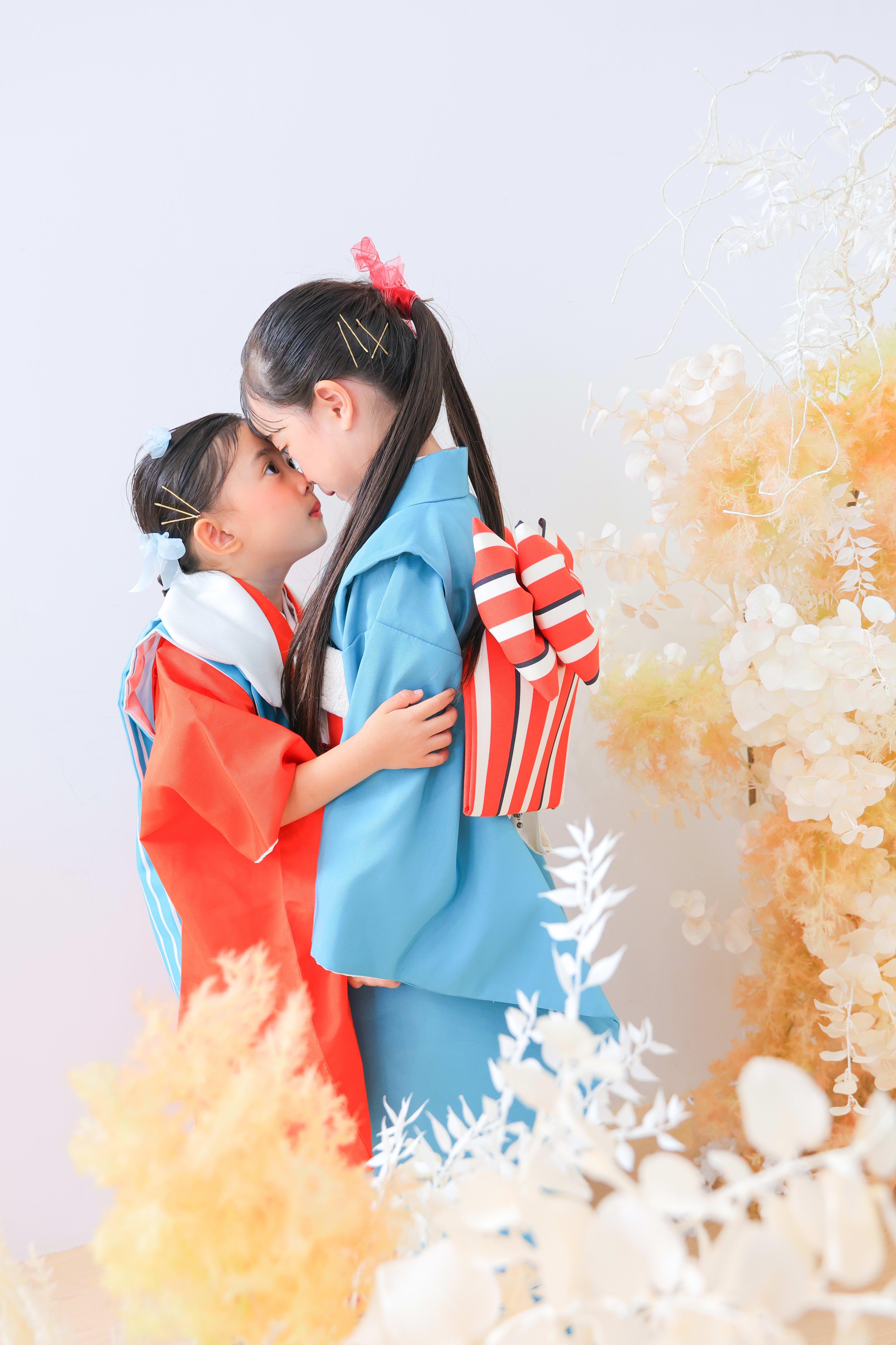 3歳女の子 7歳女の子　姉妹　753 七五三