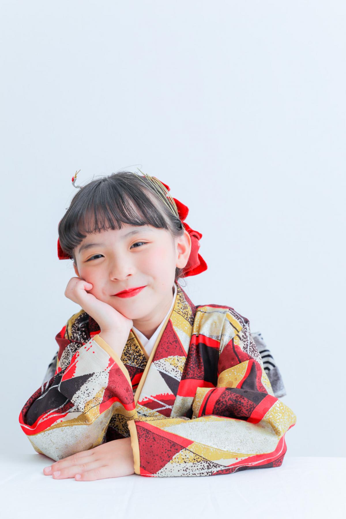 七五三　記念写真　女の子　キッズフォトハウス　HAPISTA