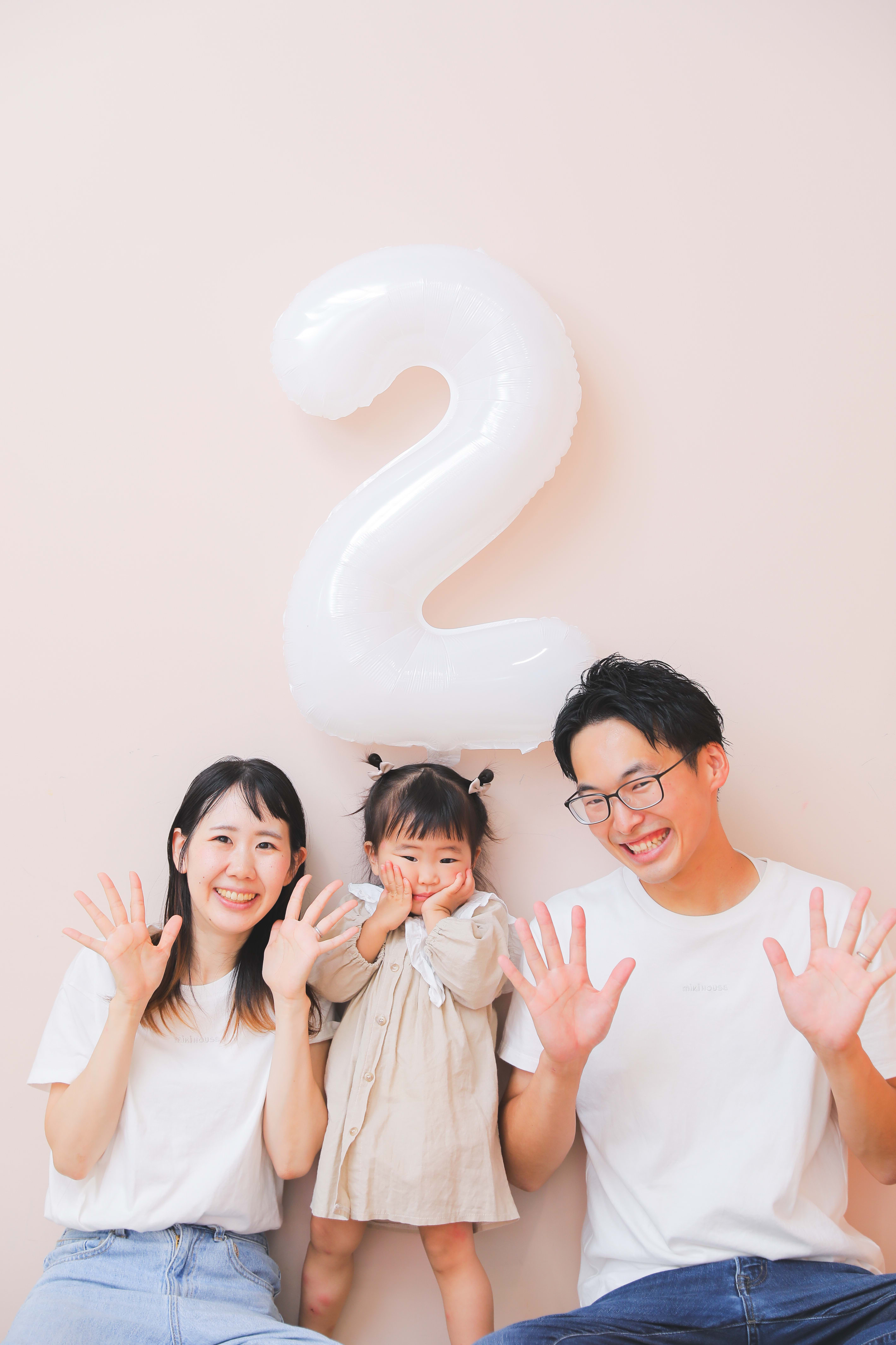 2歳　誕生日　バースデー