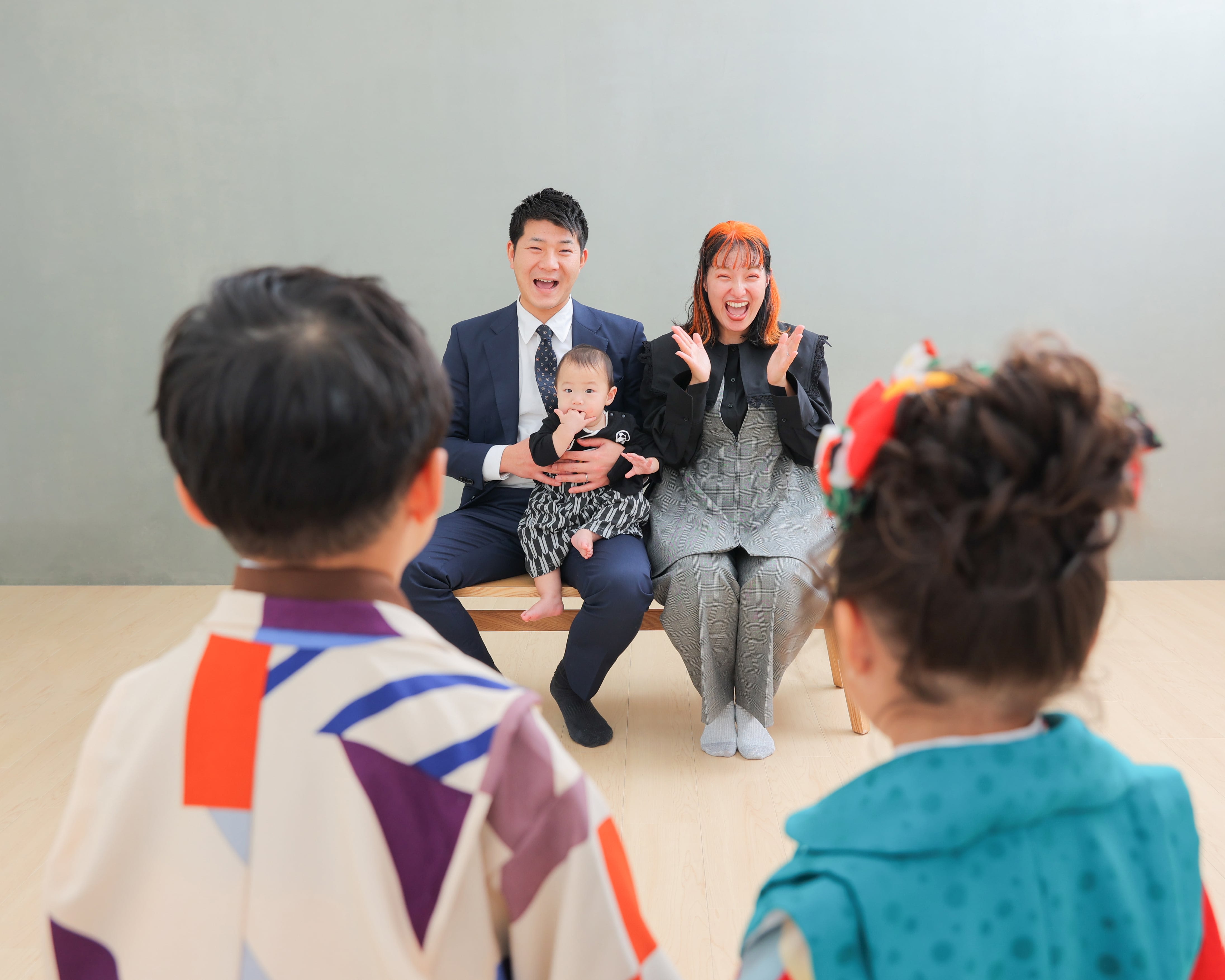 七五三　七五三撮影　753　753撮影　3歳女の子　キッズフォトスタジオ　大阪フォトスタジオ