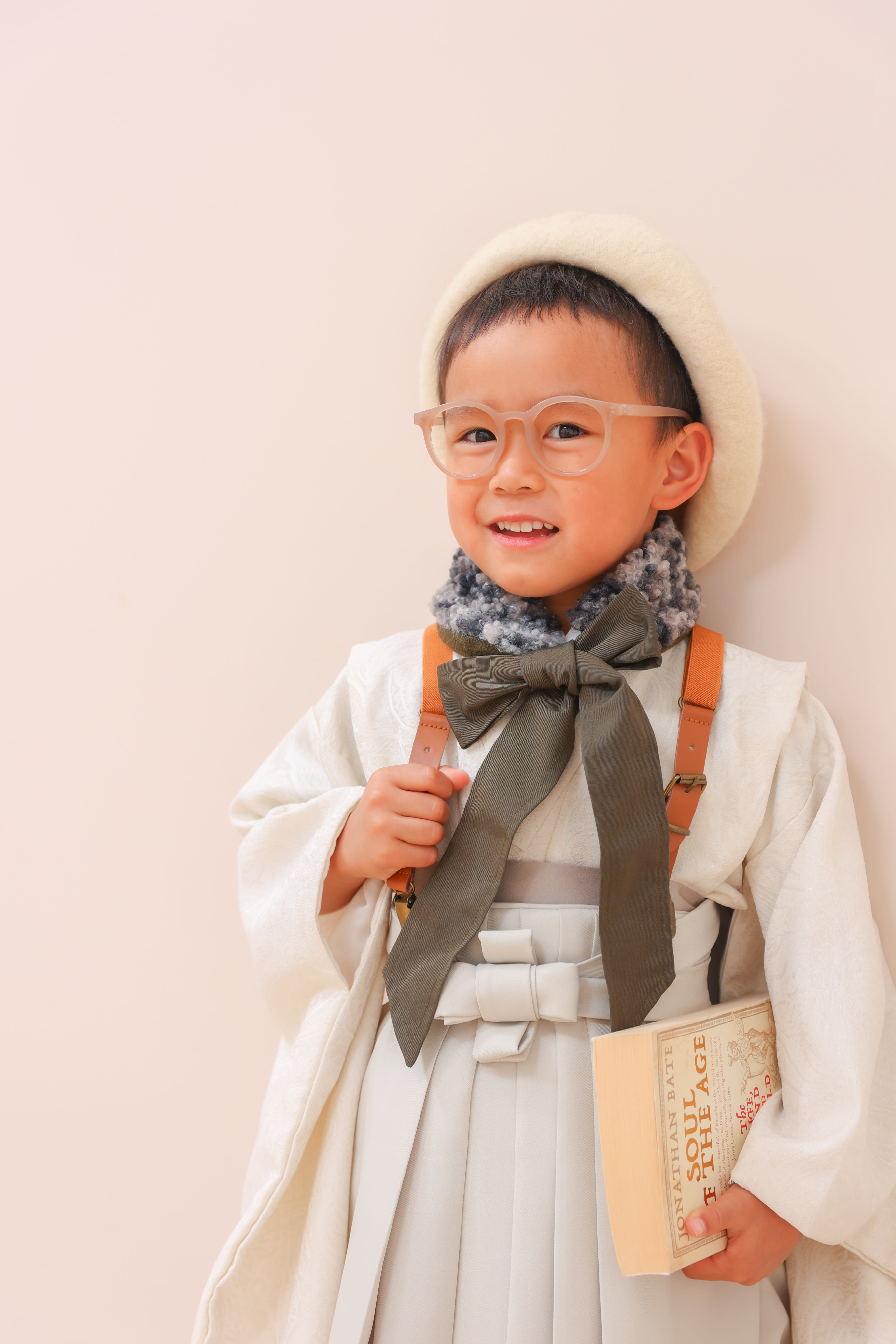 七五三　男の子　可愛い　カラフル　キッズフォトスタジオ　ハピスタ