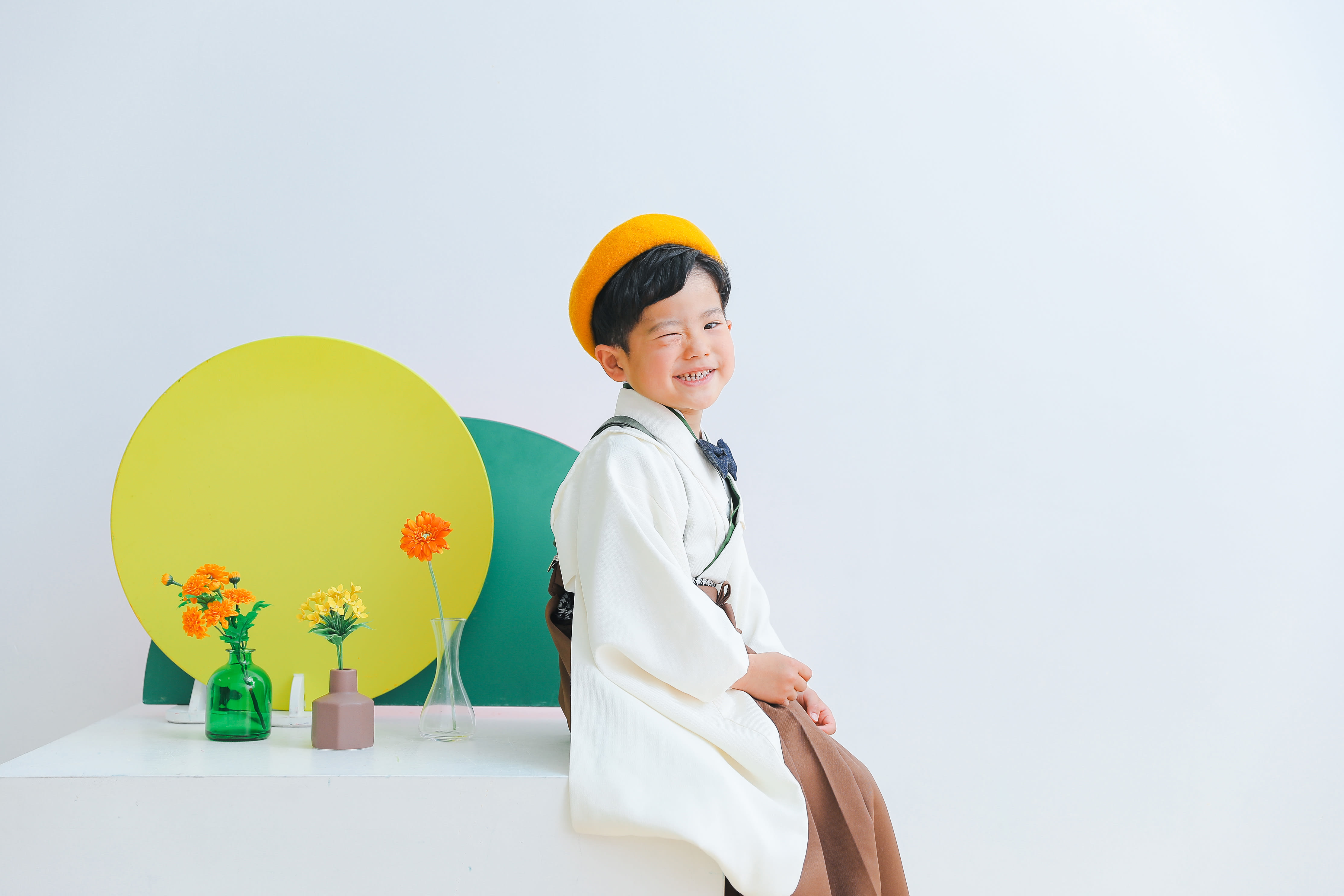 七五三　記念写真　男の子　キッズフォトハウス　HAPISTA