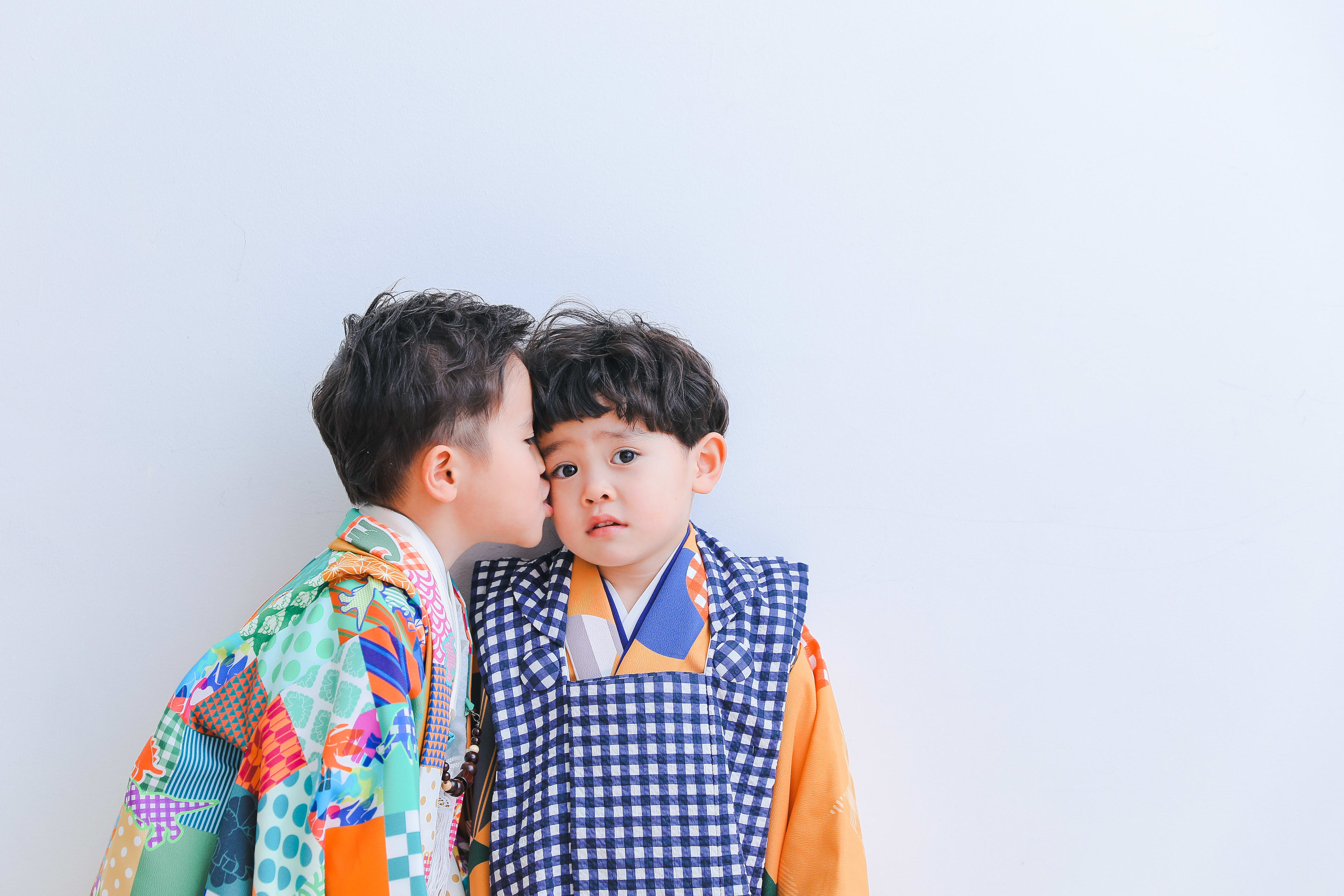 七五三　記念写真　兄弟フォト　キッズフォトハウス　HAPISTA