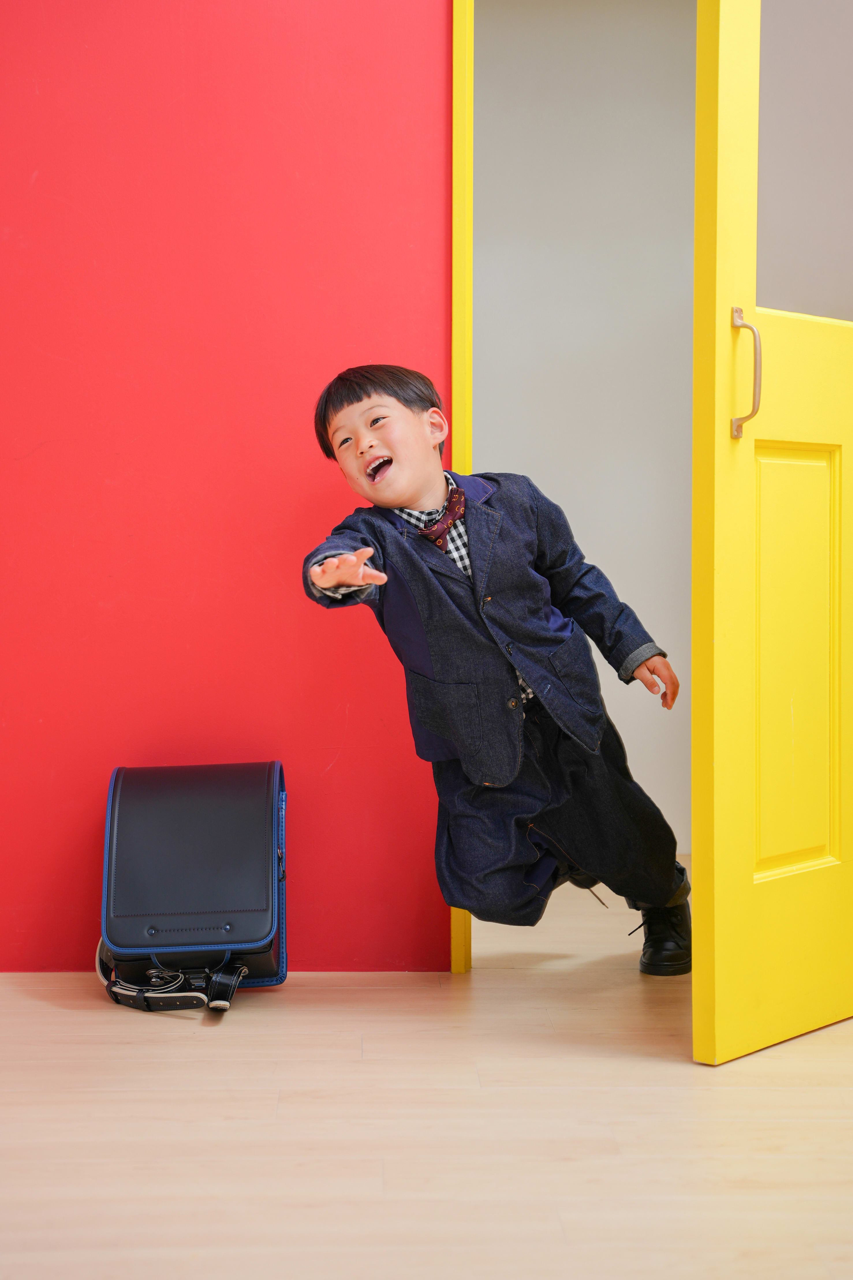 入学写真　入学フォト　キッズフォトスタジオ　大阪フォトスタジオ　入学記念