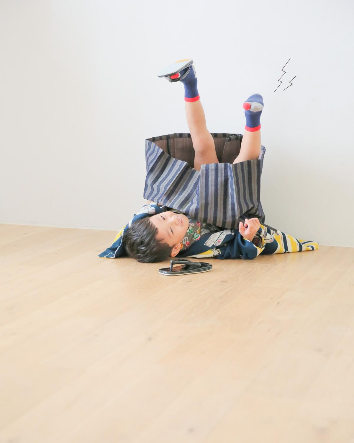 七五三　男の子　可愛い　カラフル　キッズフォトスタジオ　ハピスタ