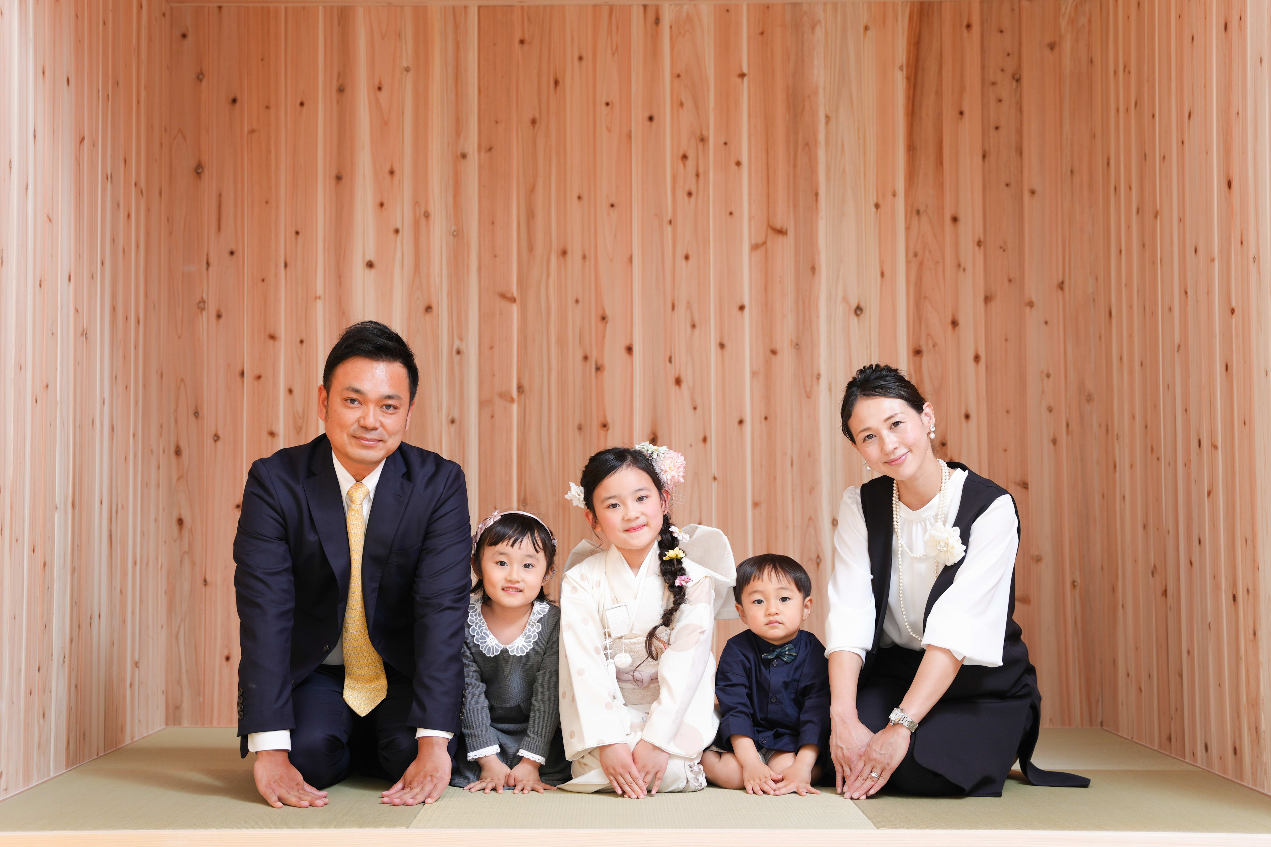 七五三　七五三撮影　753　753撮影　7歳　7歳女の子　キッズフォトスタジオ　大阪フォトスタジオ　堺市フォトスタジオ　家族撮影