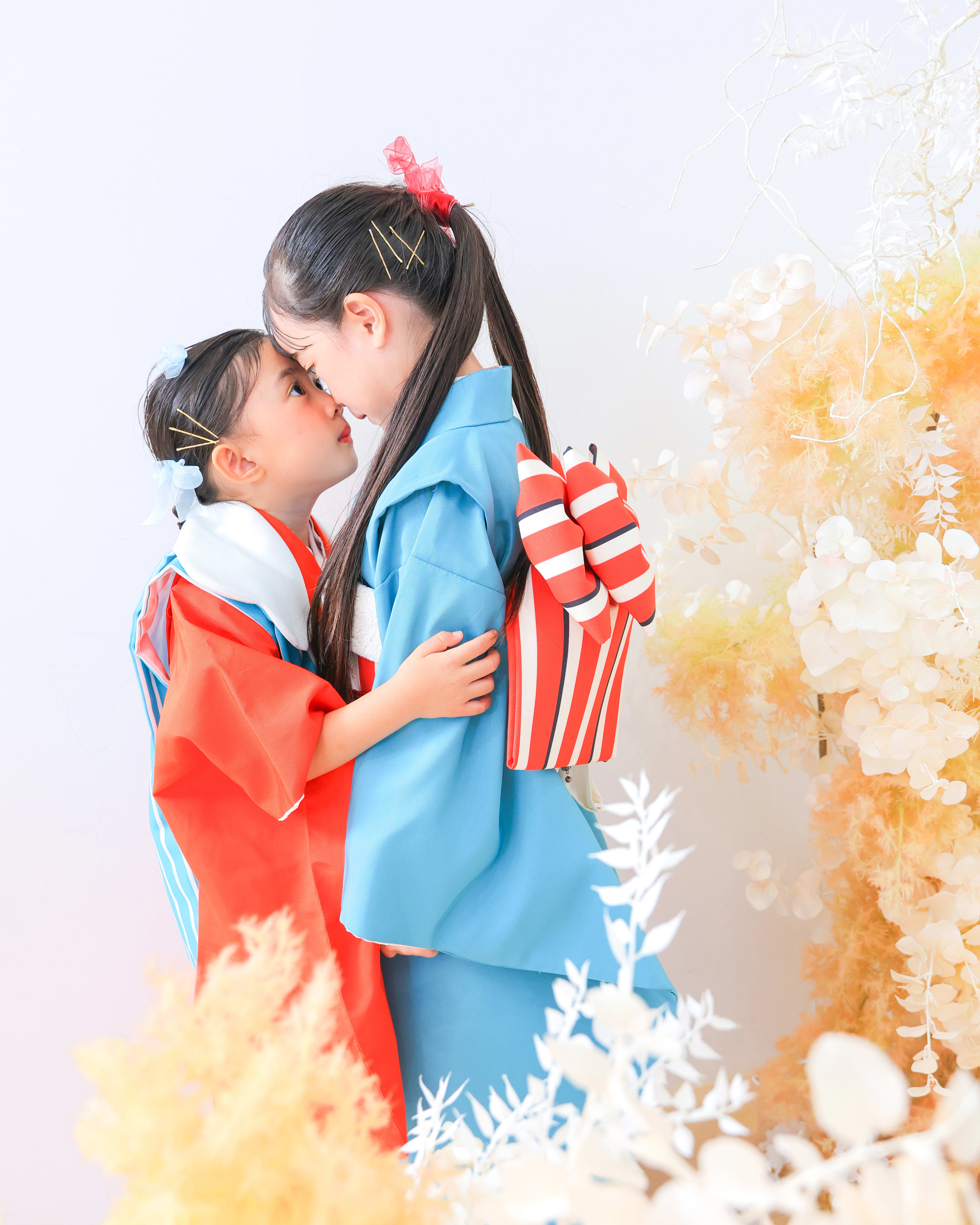 3歳女の子 7歳女の子　姉妹　753 七五三