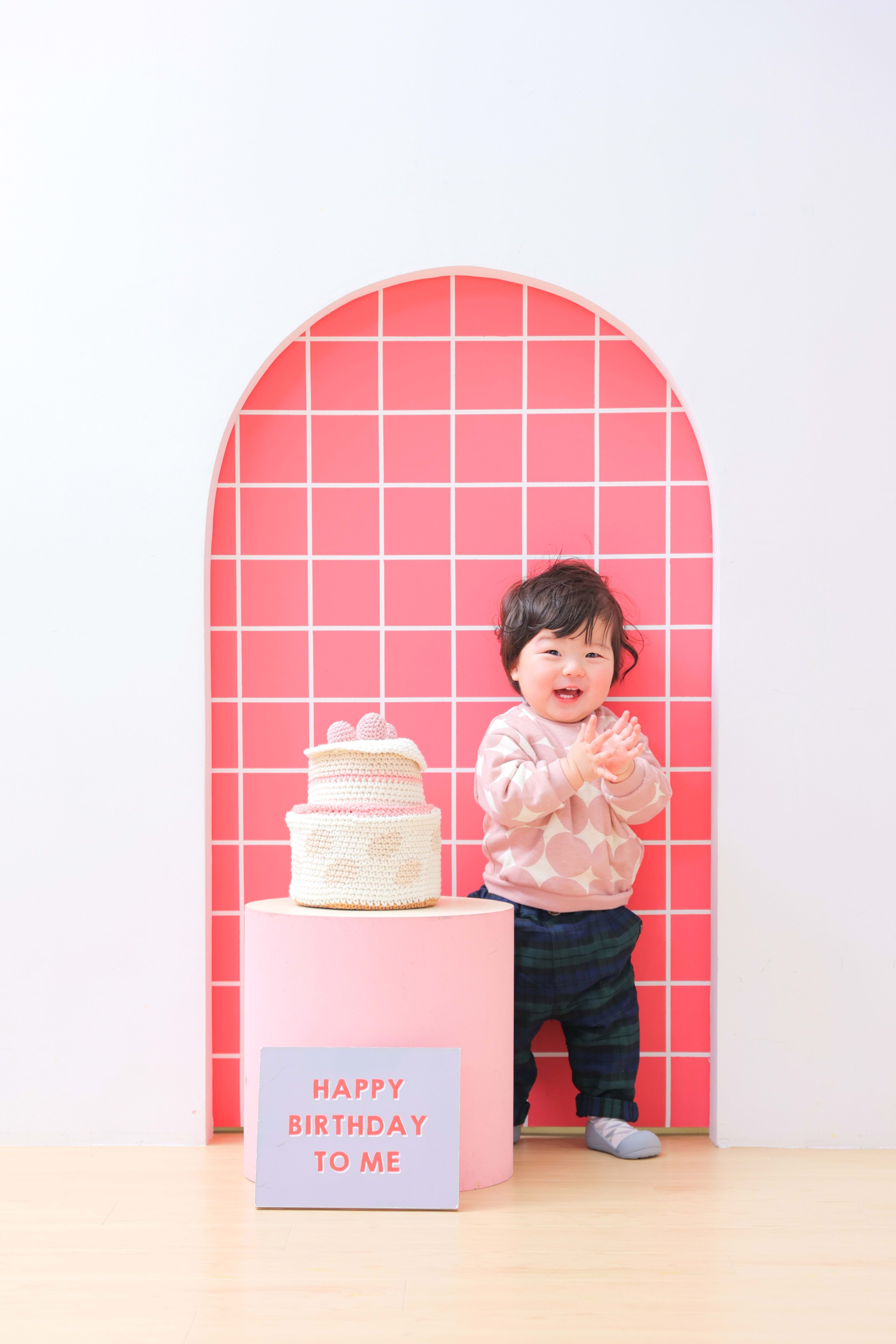 1歳男の子　1歳誕生日