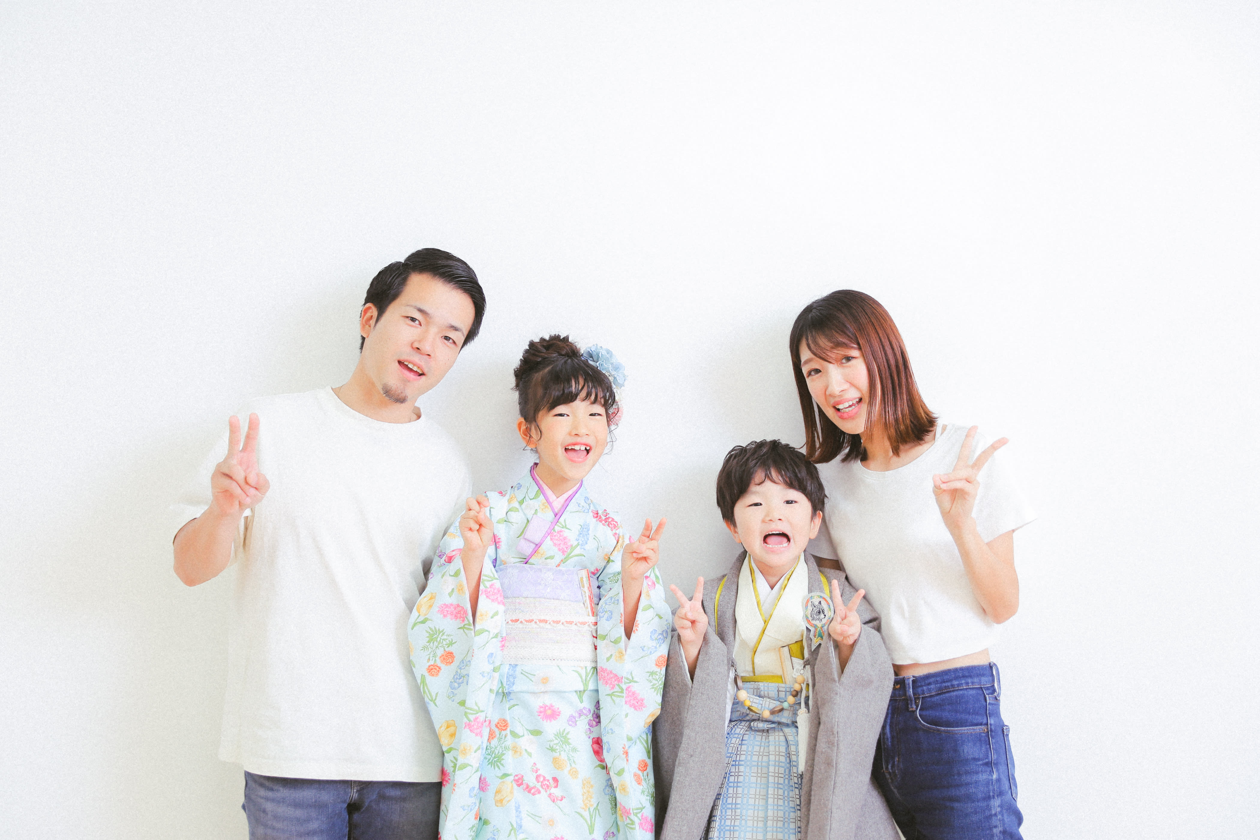 5歳男の子　7歳女の子　きょうだい　七五三