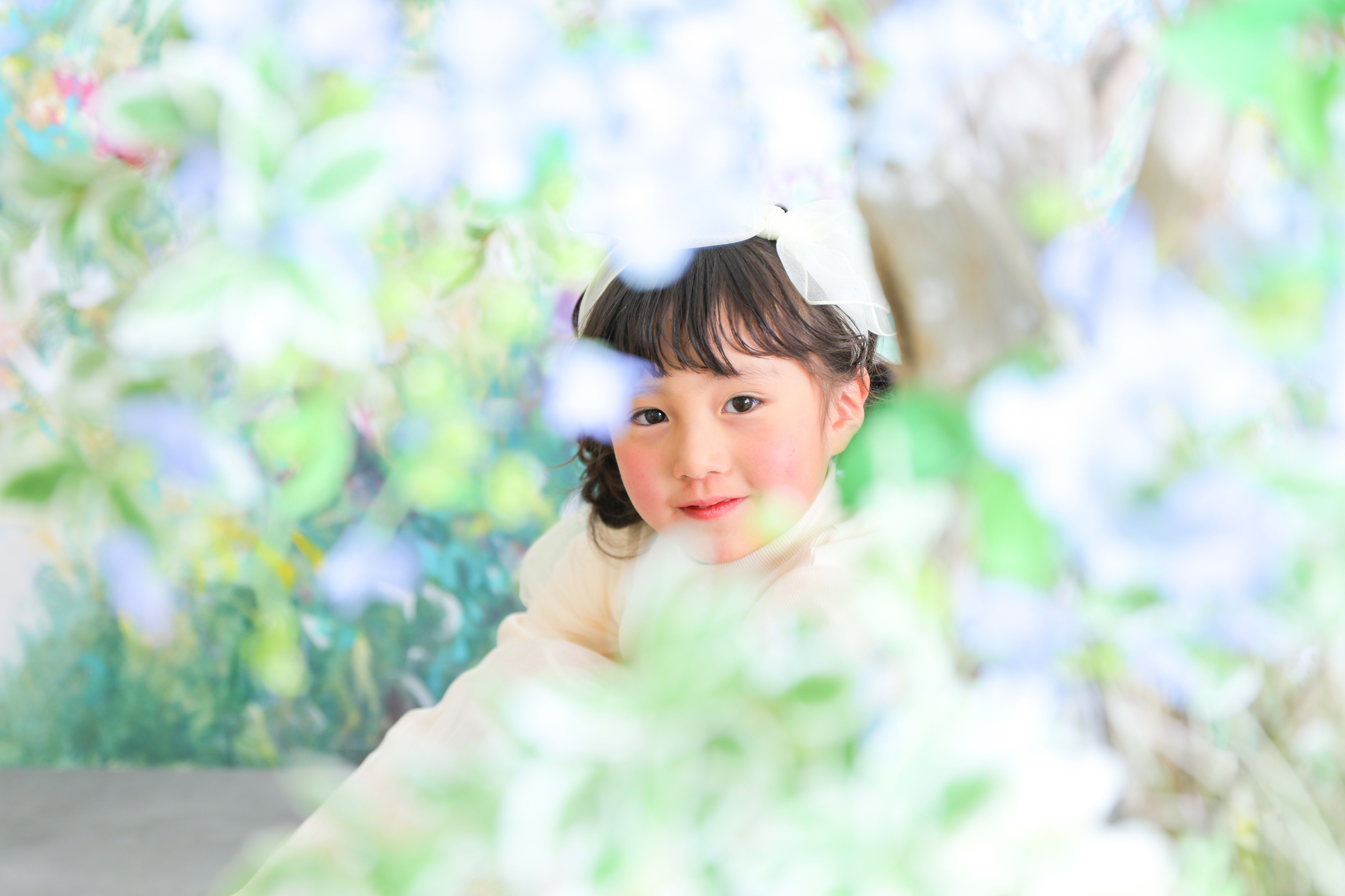 7歳女の子　753 七五三　誕生日