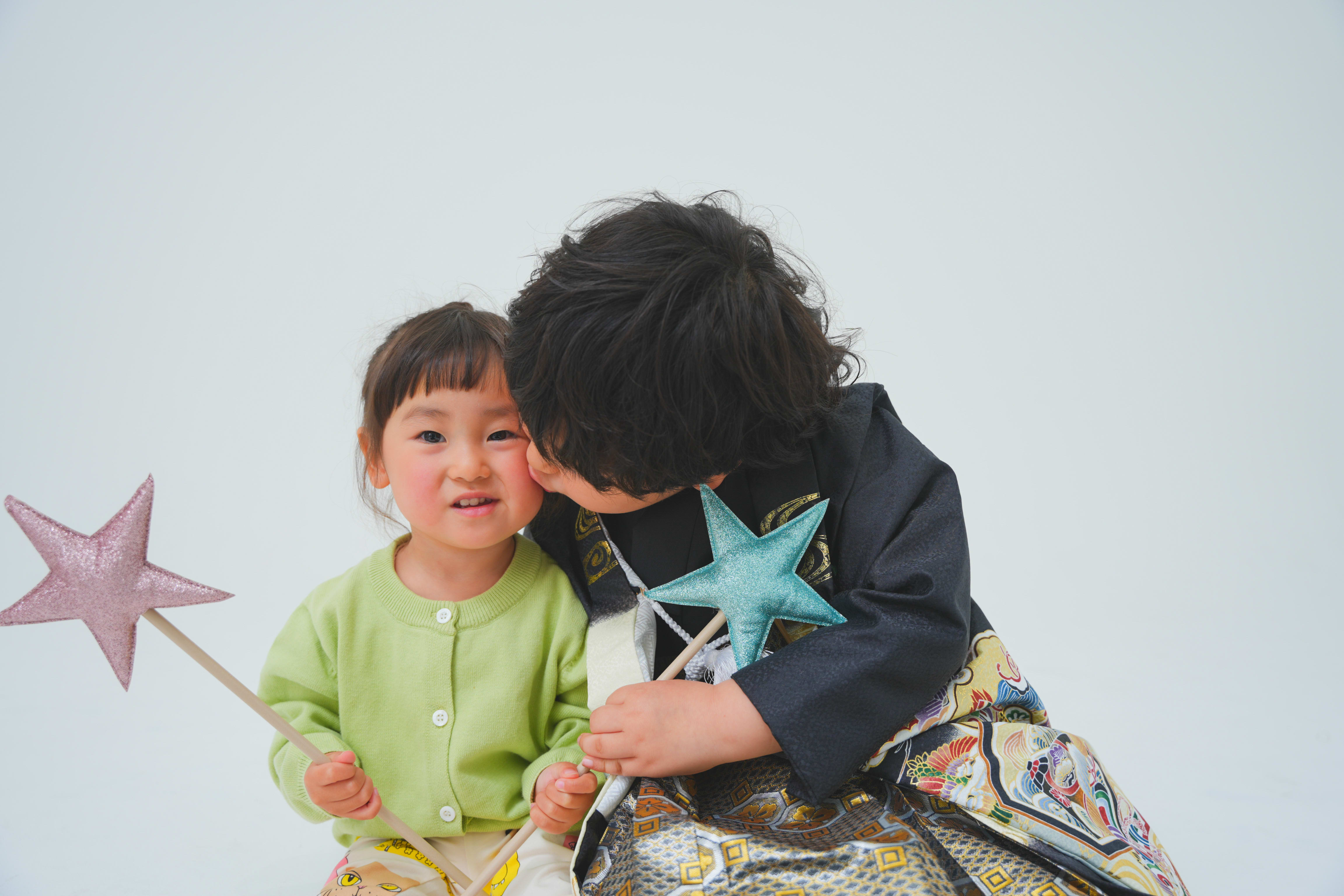 七五三　七五三撮影　753　753撮影　5歳男の子　男の子着物　キッズフォトスタジオ　フォトスタジオ　大阪フォトスタジオ　堺市フォトスタジオ　兄弟撮影　兄弟