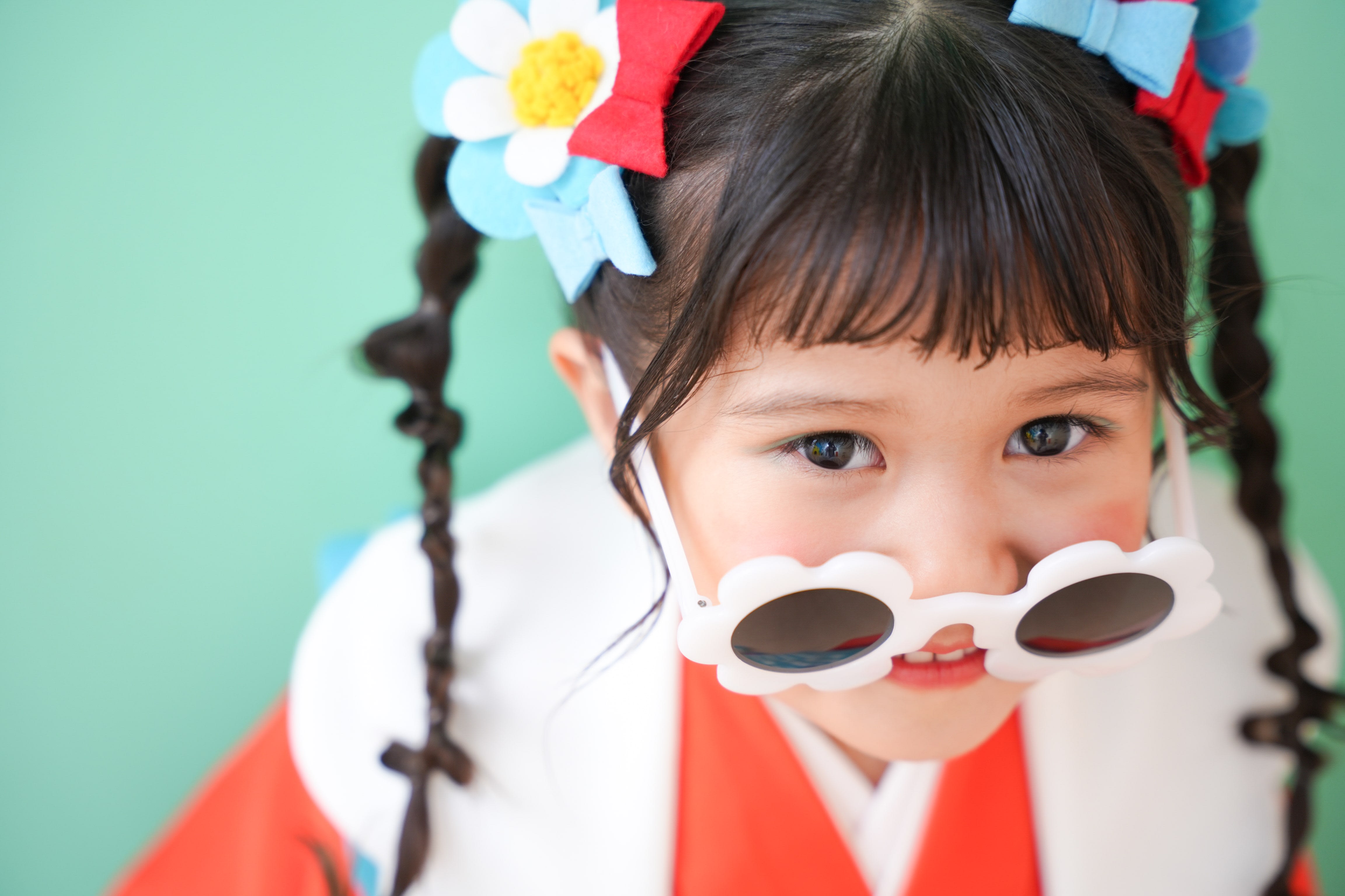 七五三　3歳　女の子　着物