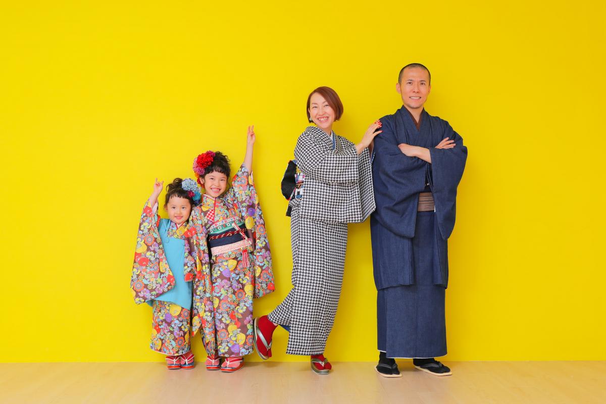 七五三　記念写真　ファミリーフォト　家族写真　キッズフォトハウス　HAPISTA
