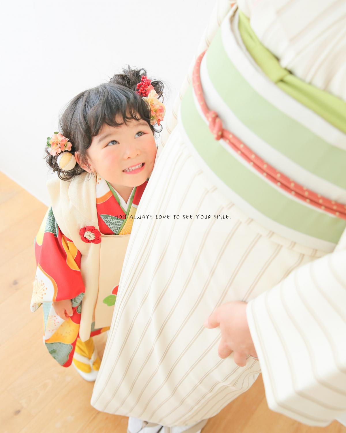 七五三　記念写真　女の子　キッズフォトハウス　HAPISTA