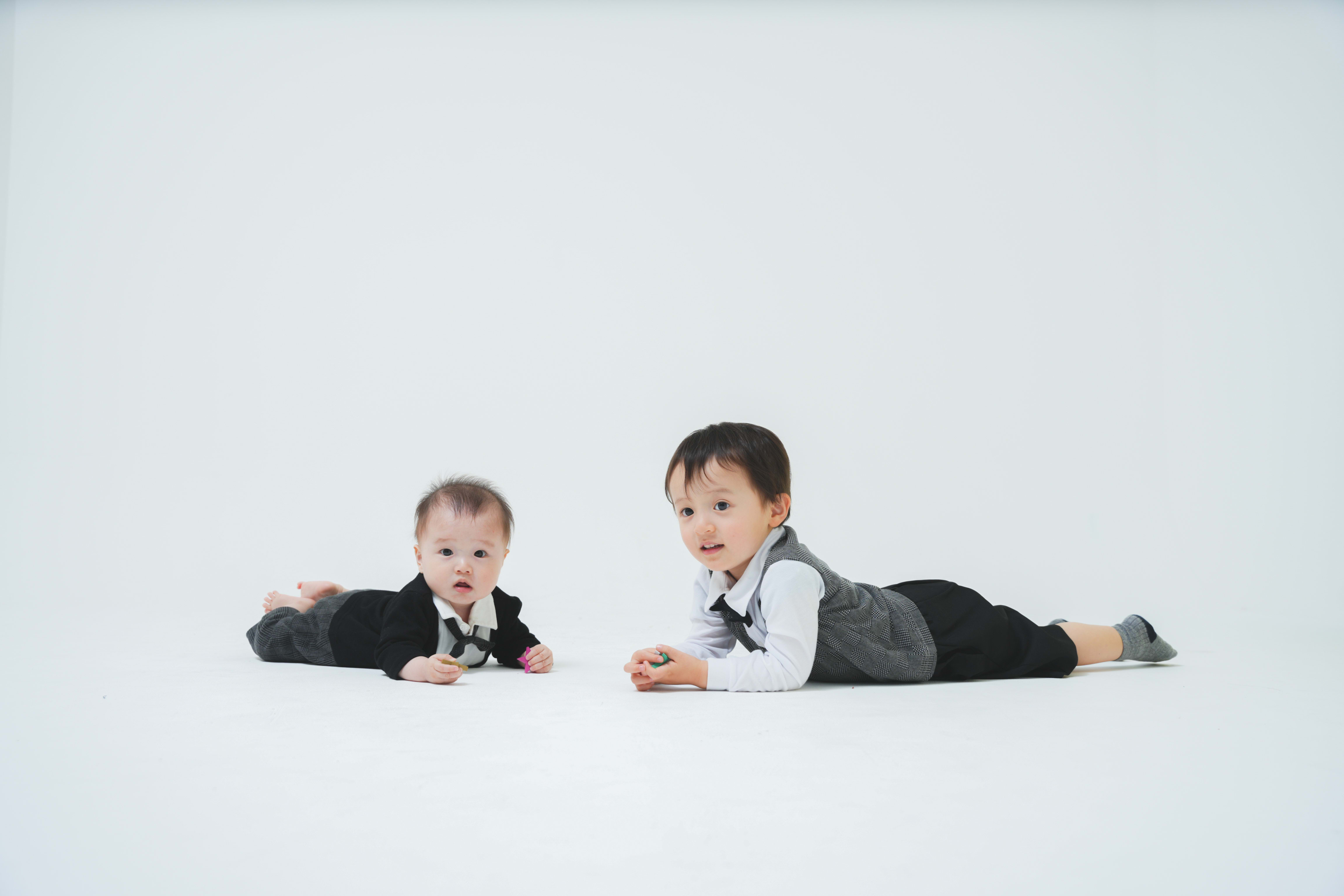 誕生日　誕生日撮影　バースデー　バースデーフォト　バースデー撮影　持込衣装　キッズフォトスタジオ　大阪フォトスタジオ　フォトスタジオ　堺市フォトスタジオ　　兄弟