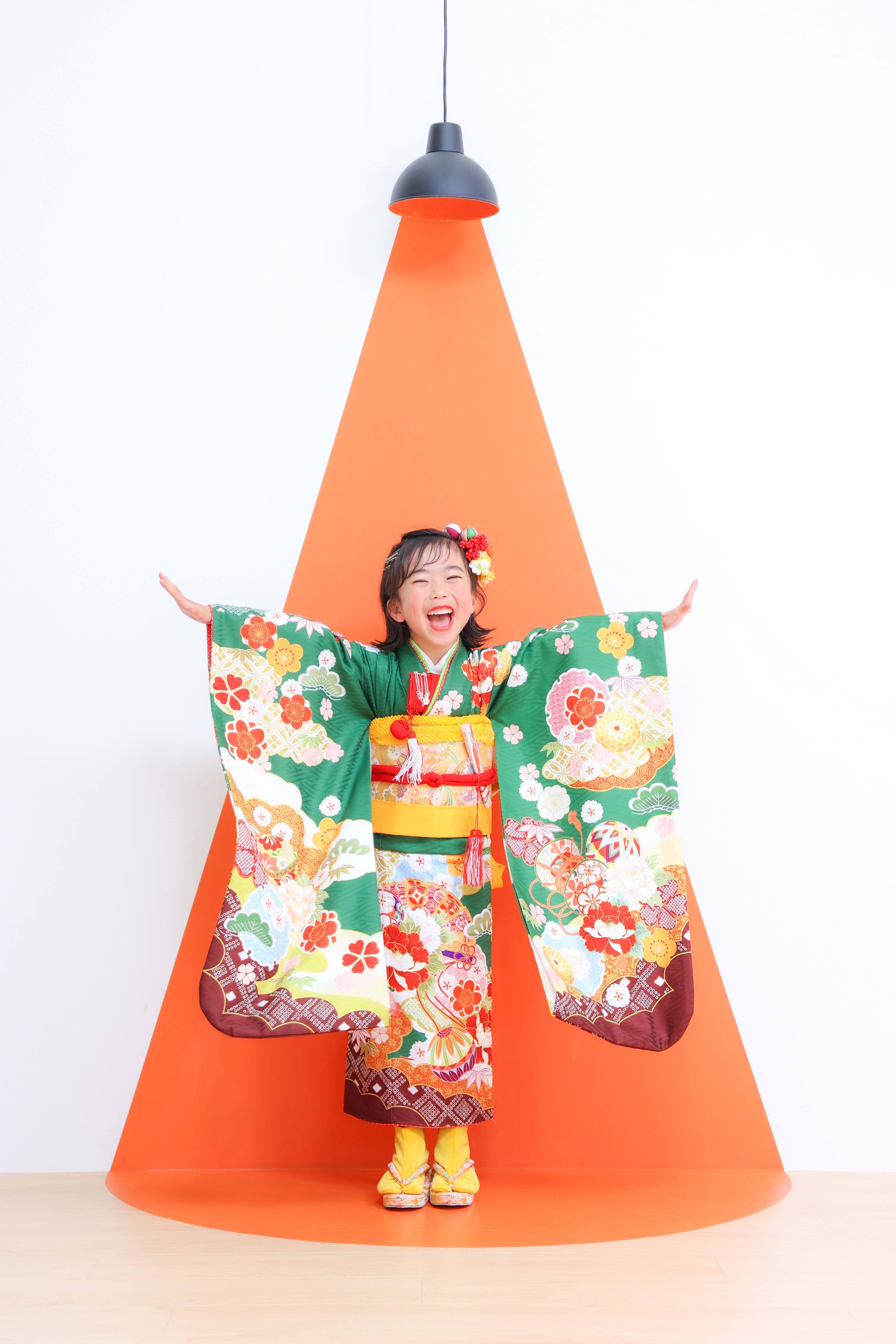 七五三　記念写真　女の子　キッズフォトハウス　HAPISTA