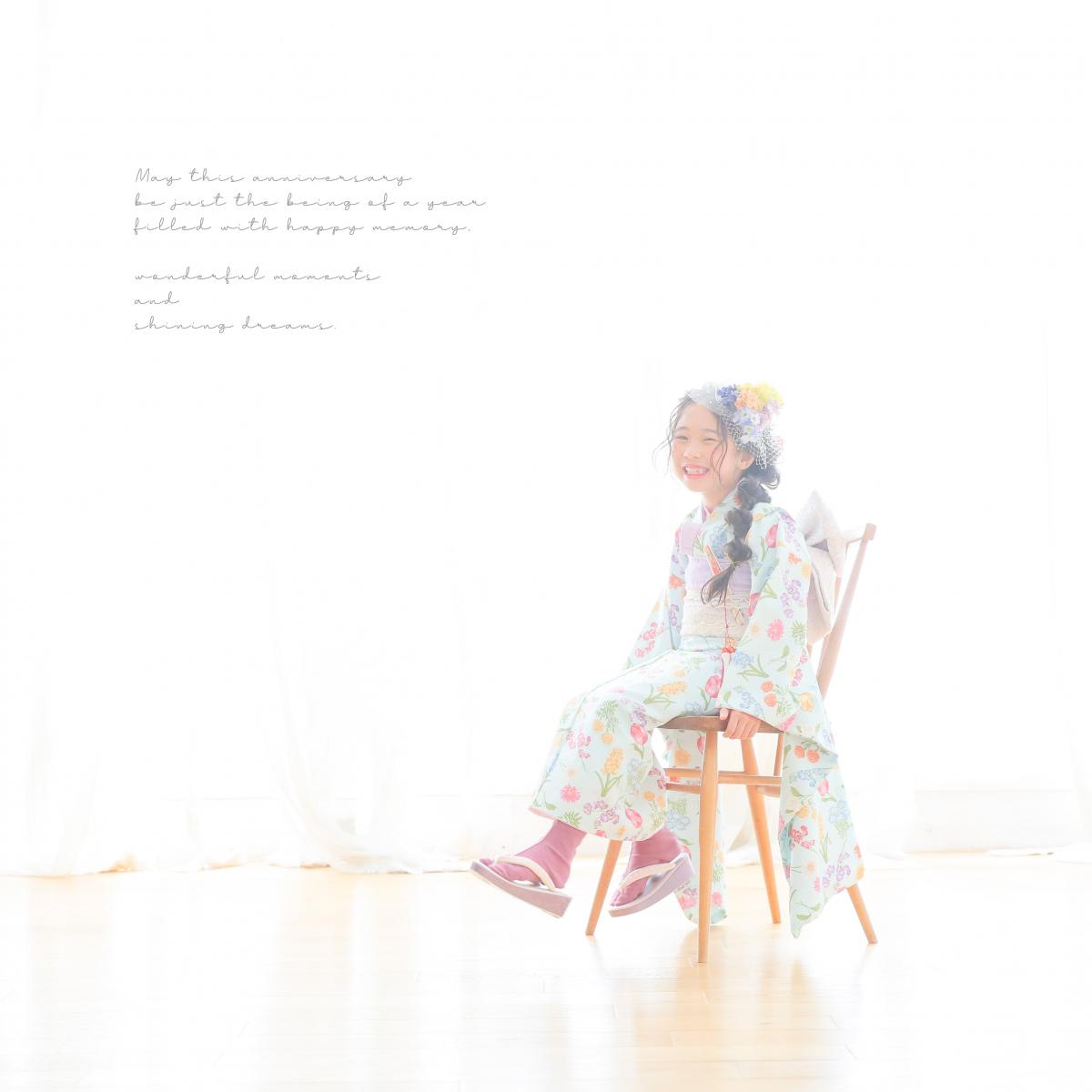 七五三　記念写真　女の子　キッズフォトハウス　HAPISTA