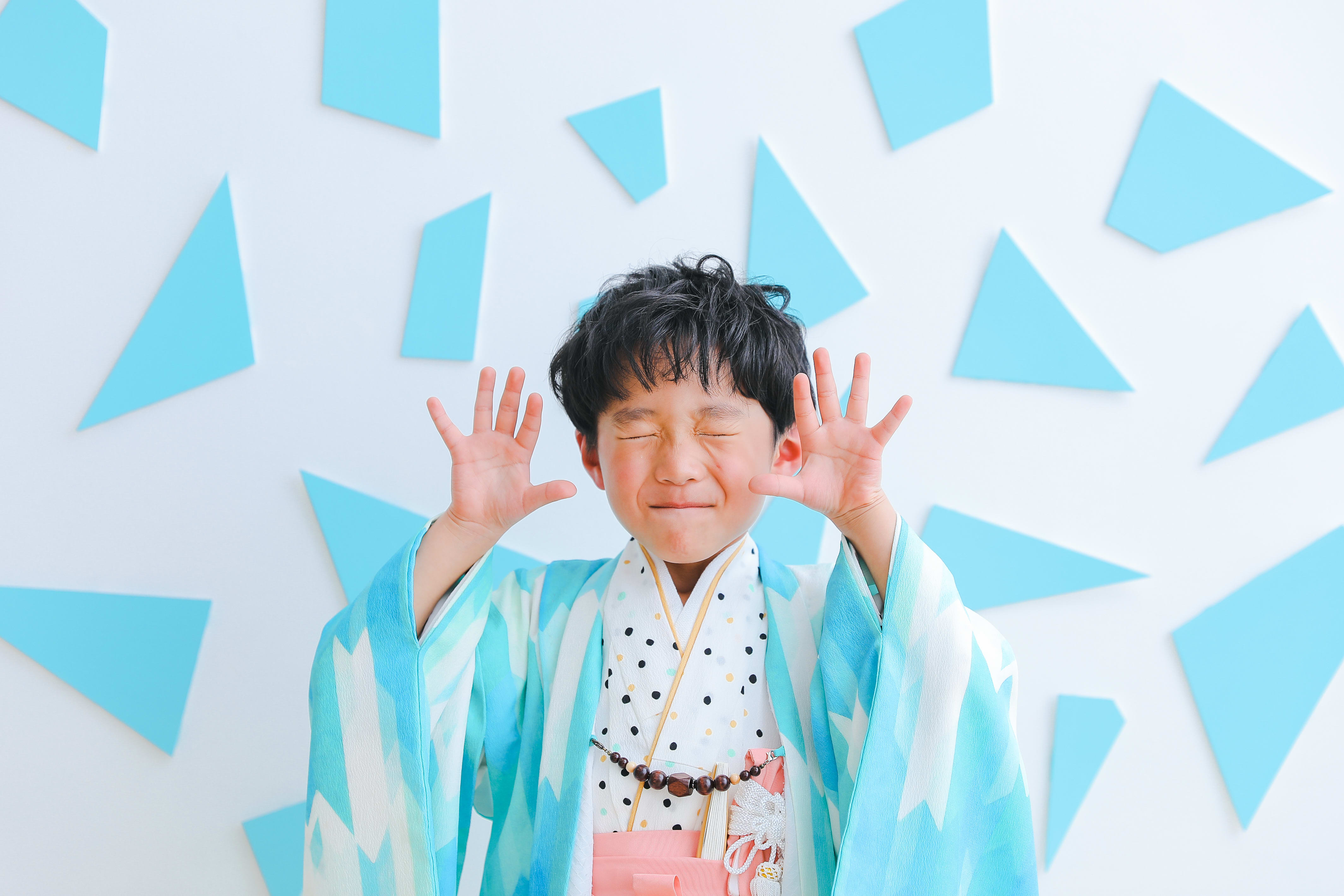 七五三　記念写真　男の子　キッズフォトハウス　HAPISTA