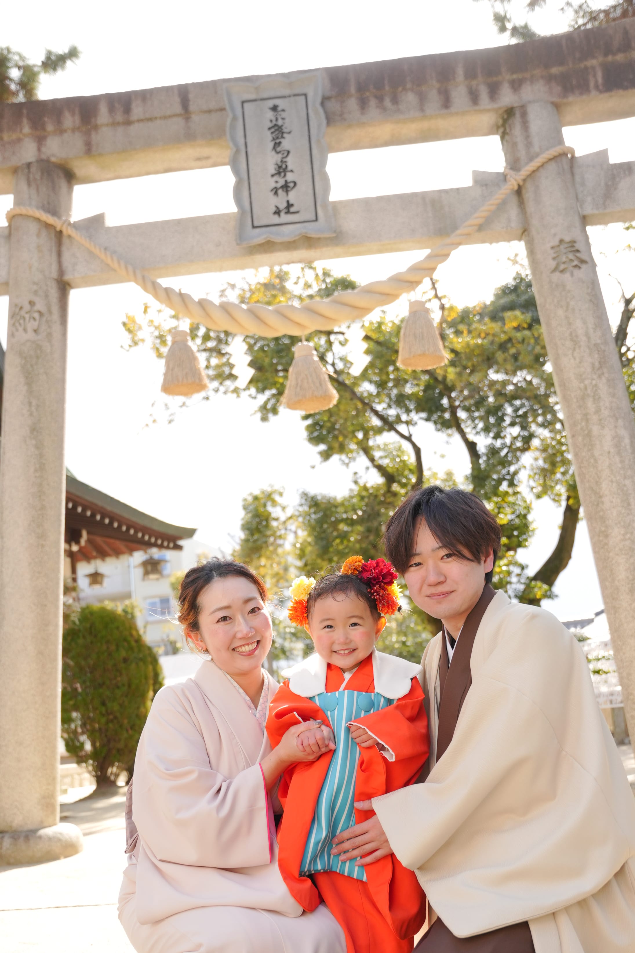 3歳　神社　江坂神社