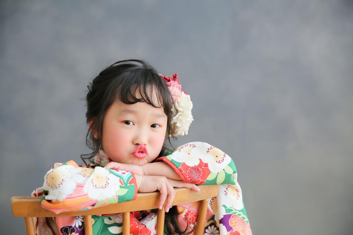 七五三　記念写真　女の子　キッズフォトハウス　HAPISTA