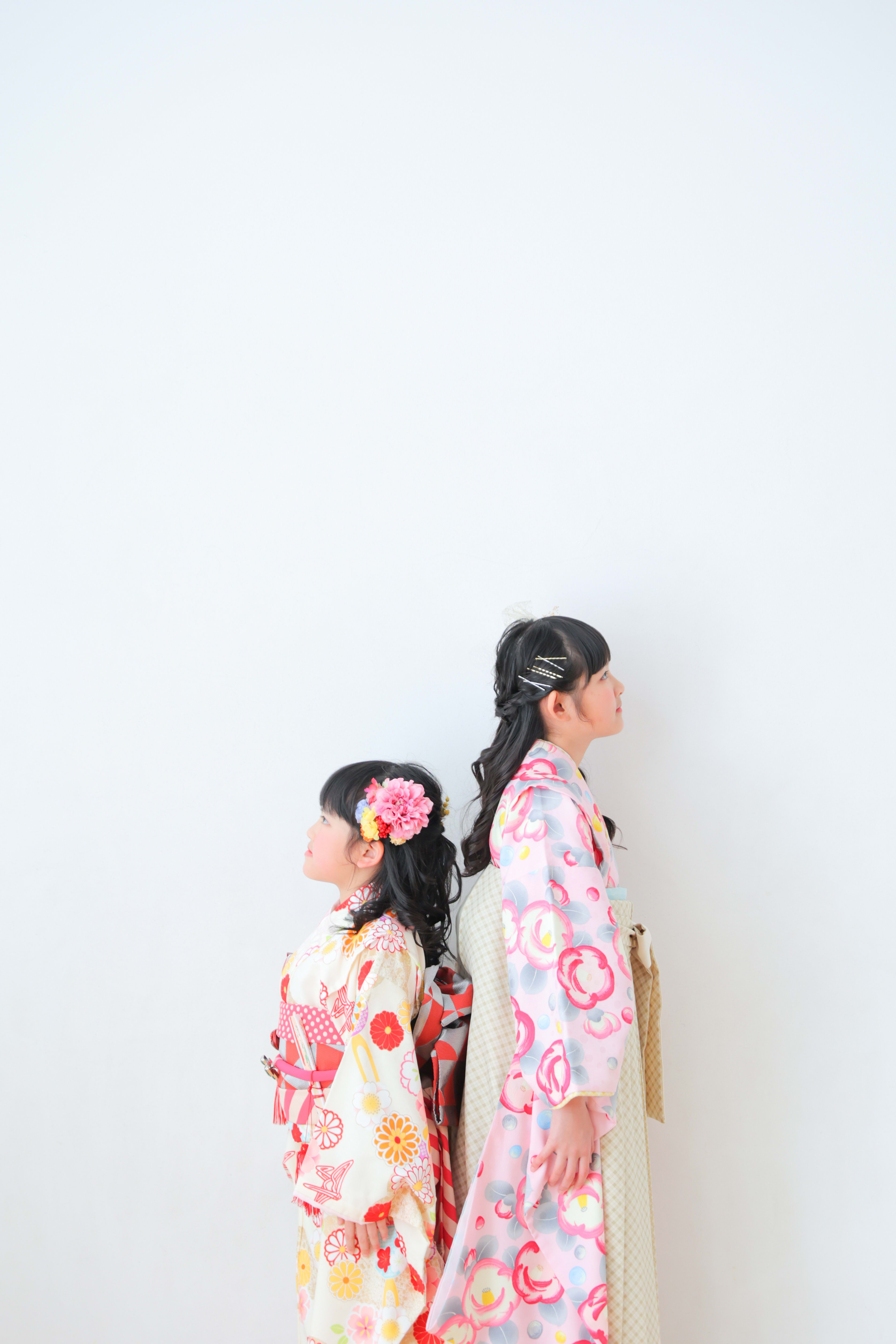 7歳女の子　753 七五三　10歳女の子　2分の1成人式