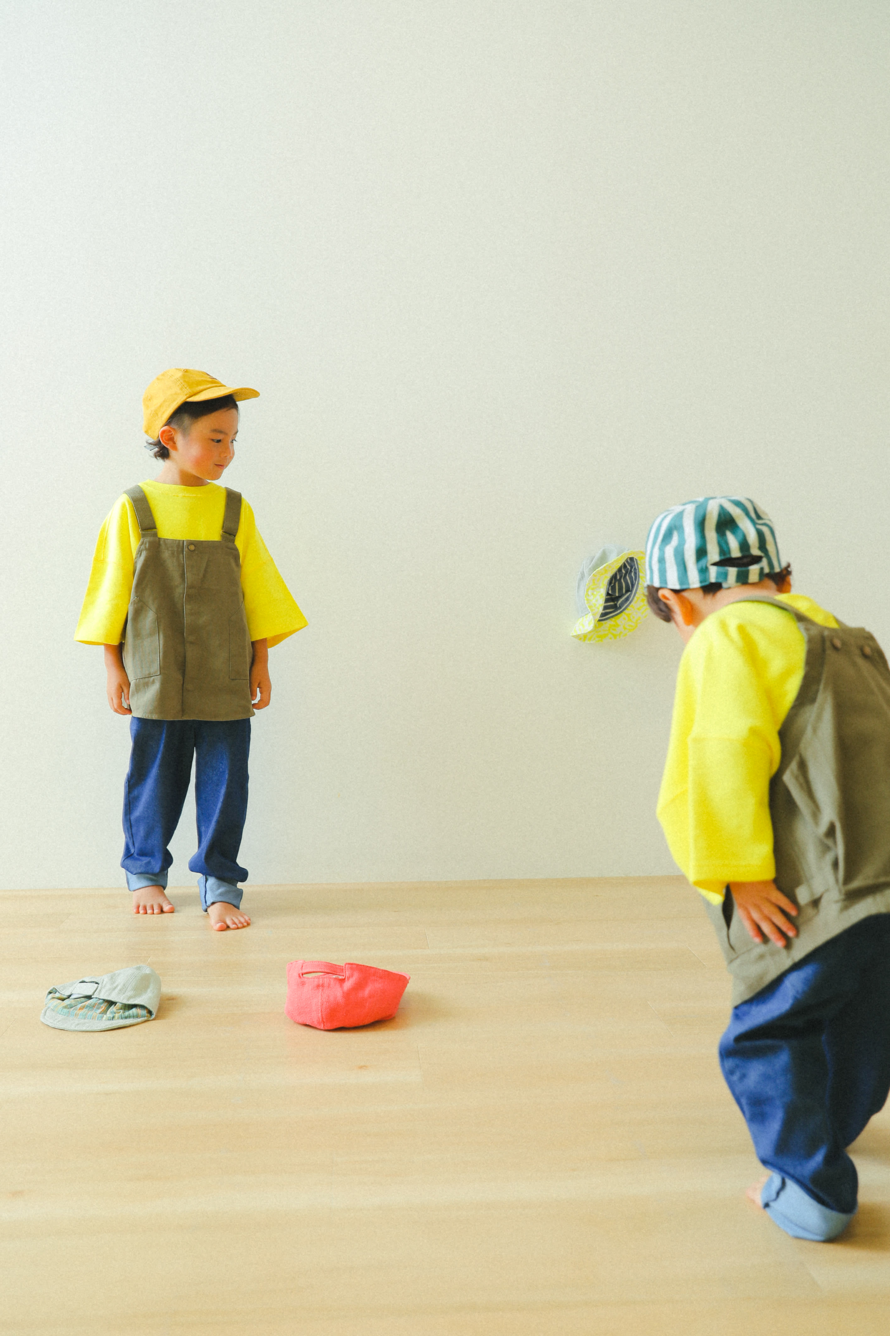 七五三前撮り　兄弟　世田谷区　キッズヘアメイク ３歳男の子　5歳男の子