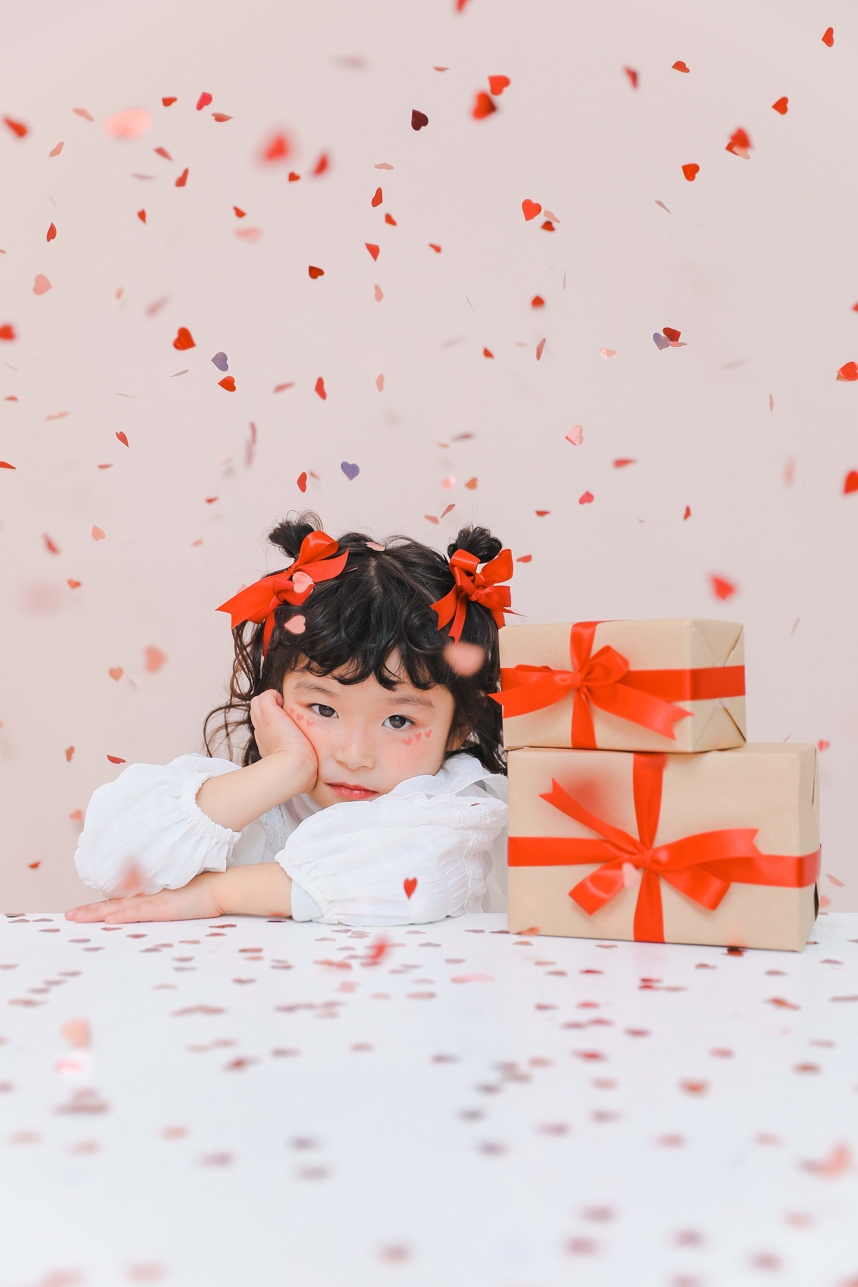 バースデー　お誕生日　ハート　女の子　キッズ写真　HAPISTA